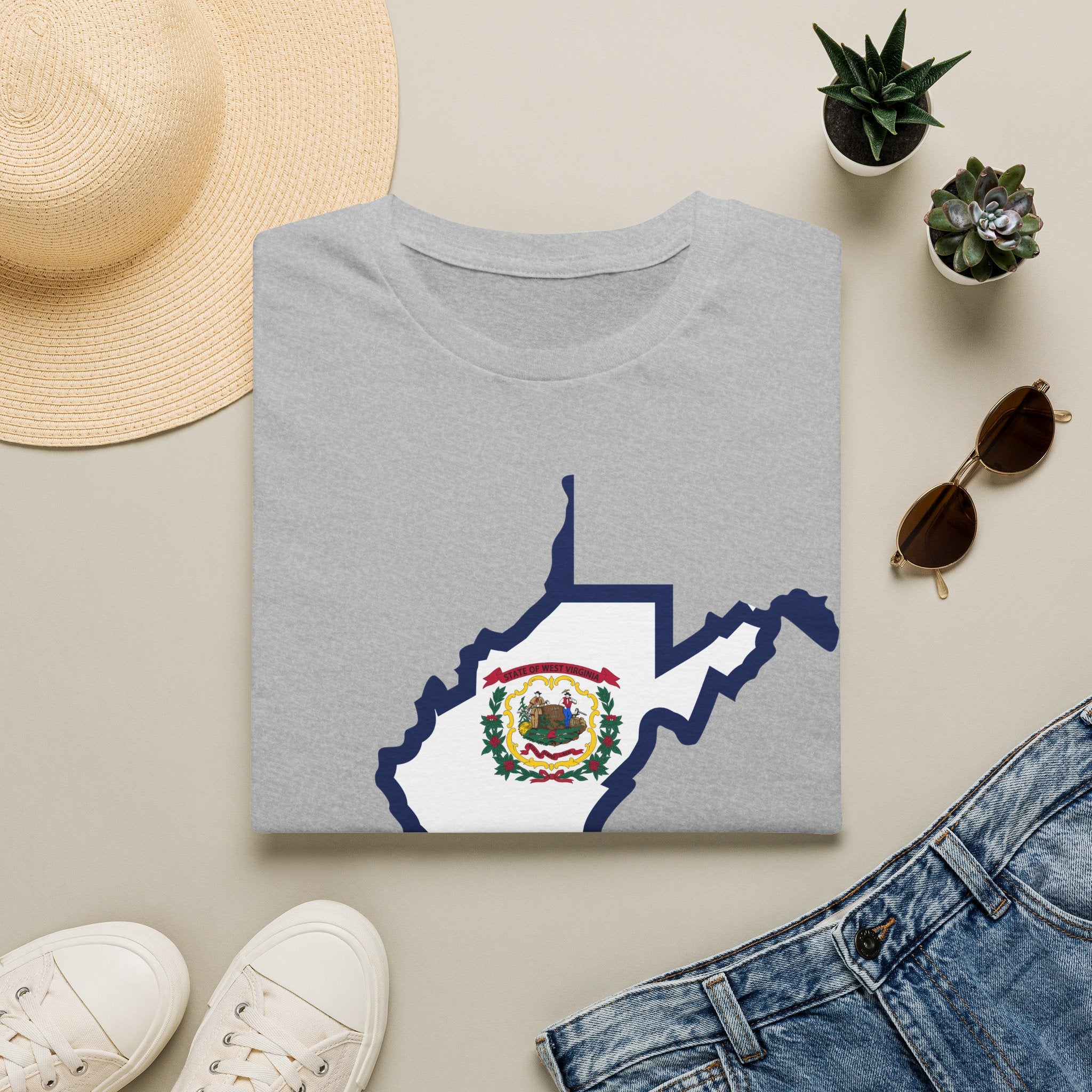 West Virginia's Flag & Boundaries
