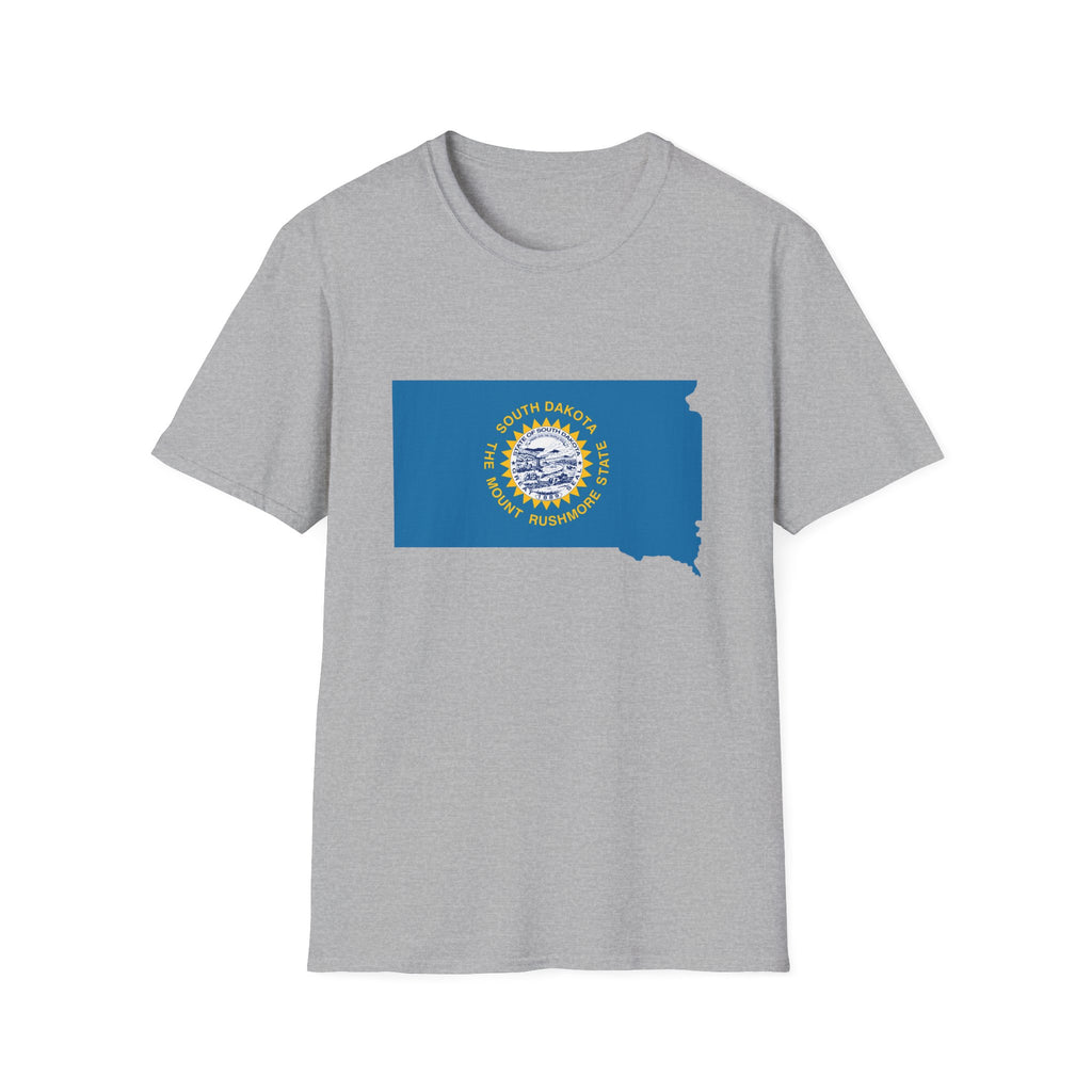 South Dakota's Flag & Boundaries