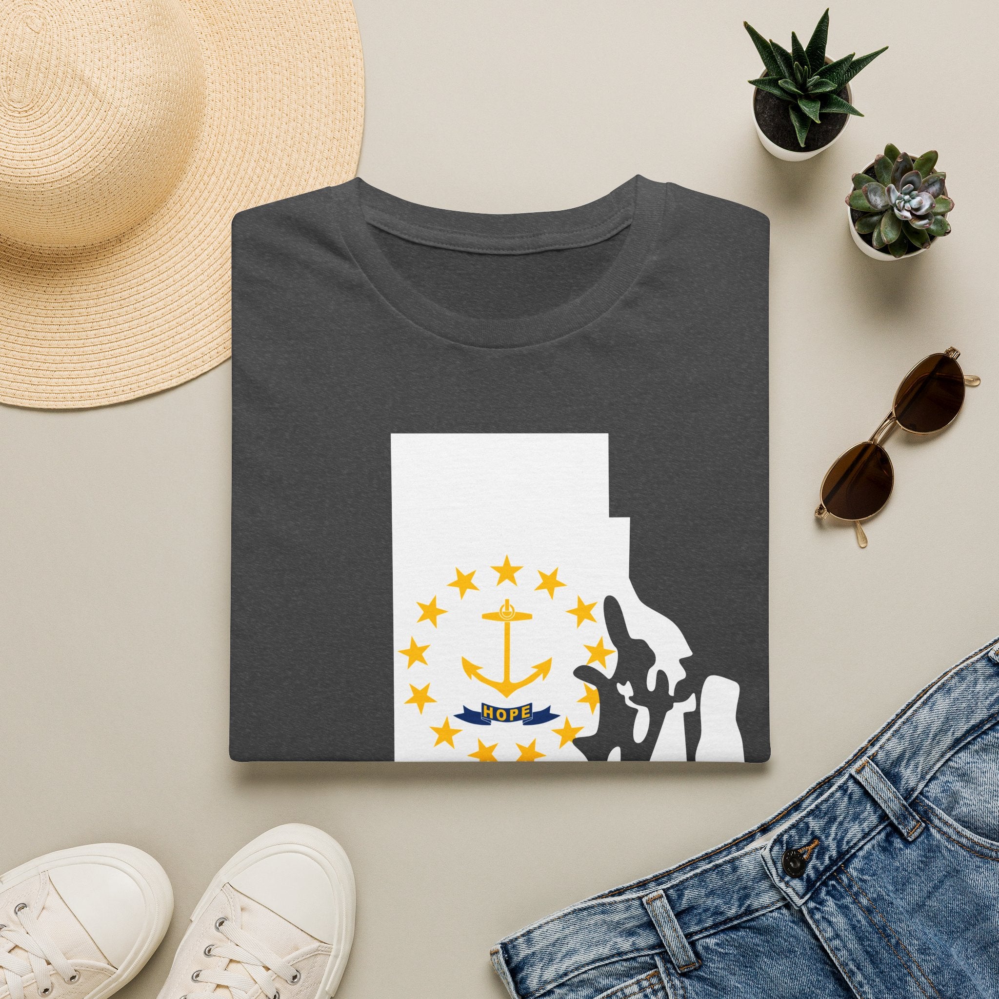 Rhode Island's Flag & Boundaries