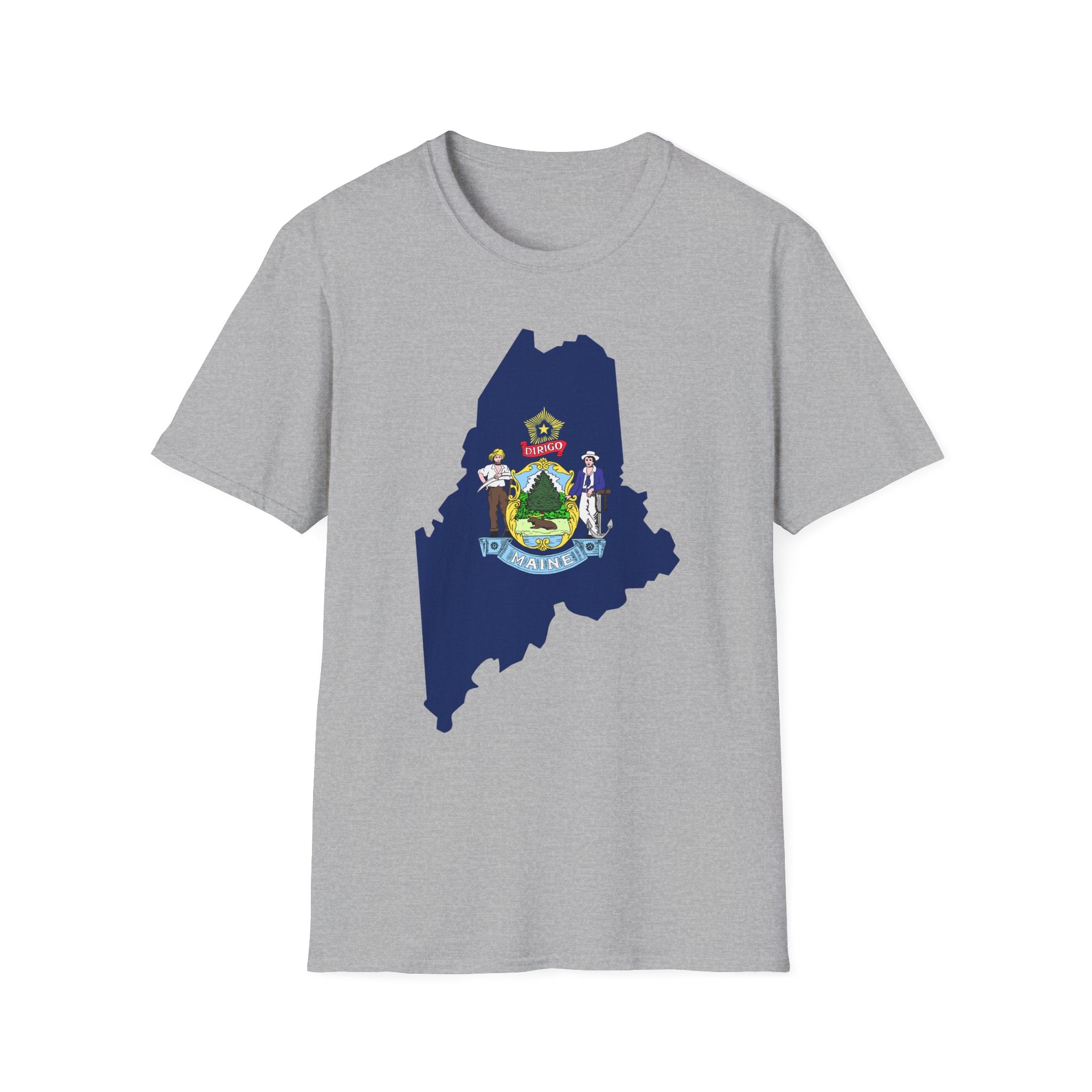 Maine's Flag & Boundaries