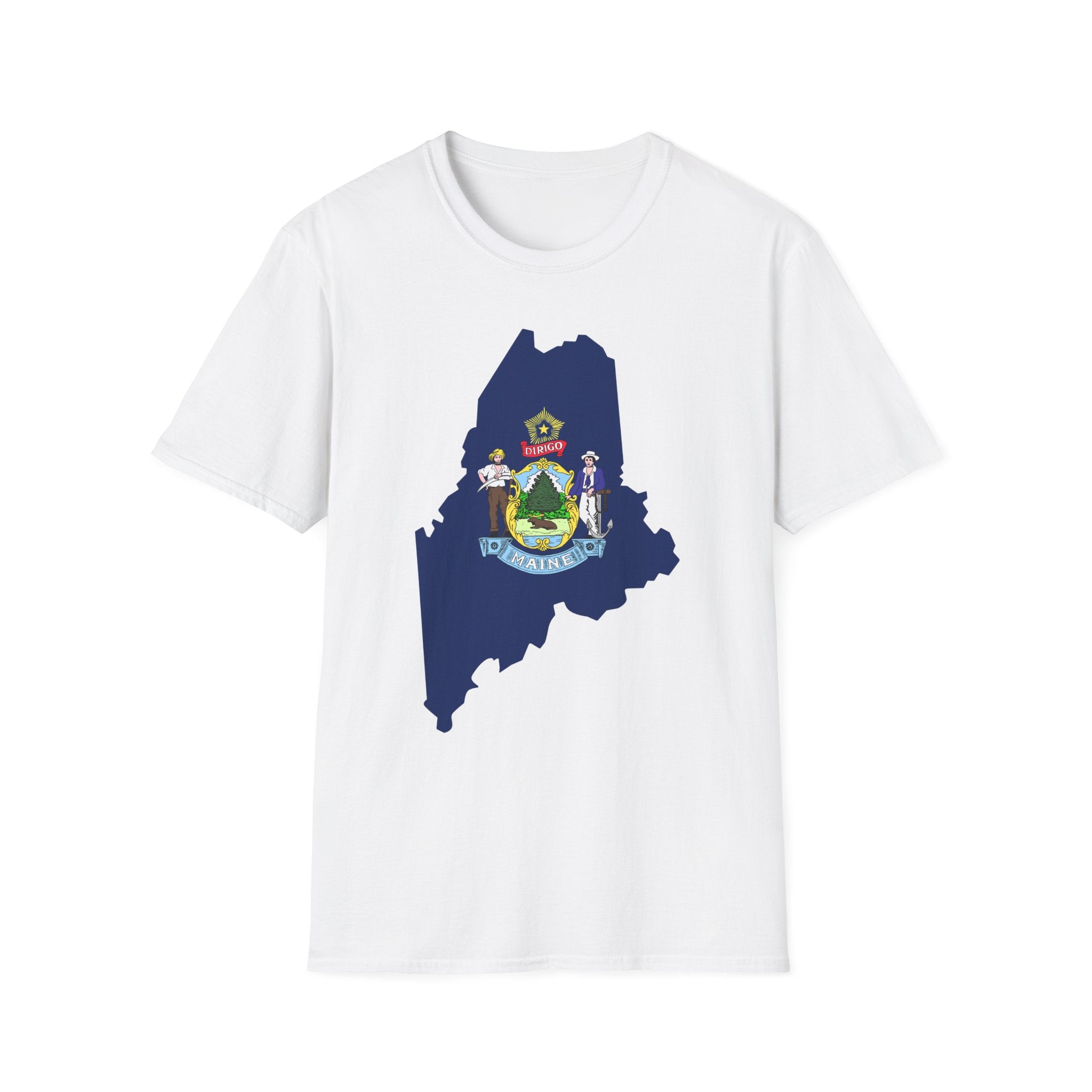 Maine's Flag & Boundaries