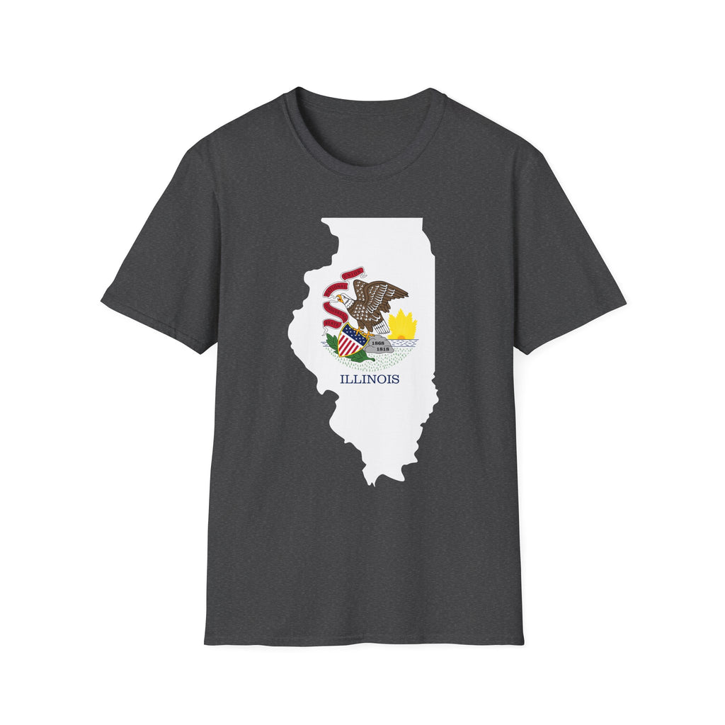 Illinois's Flag & Boundaries