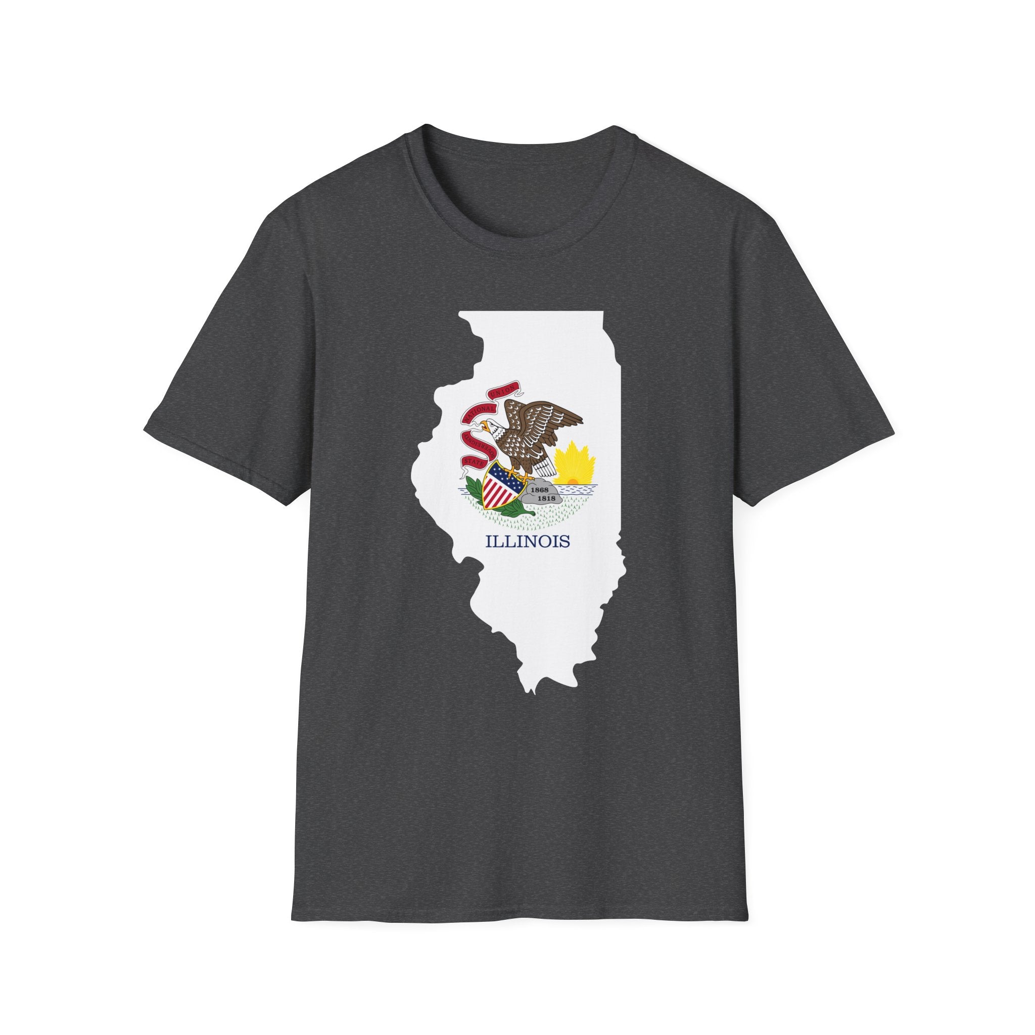 Illinois's Flag & Boundaries