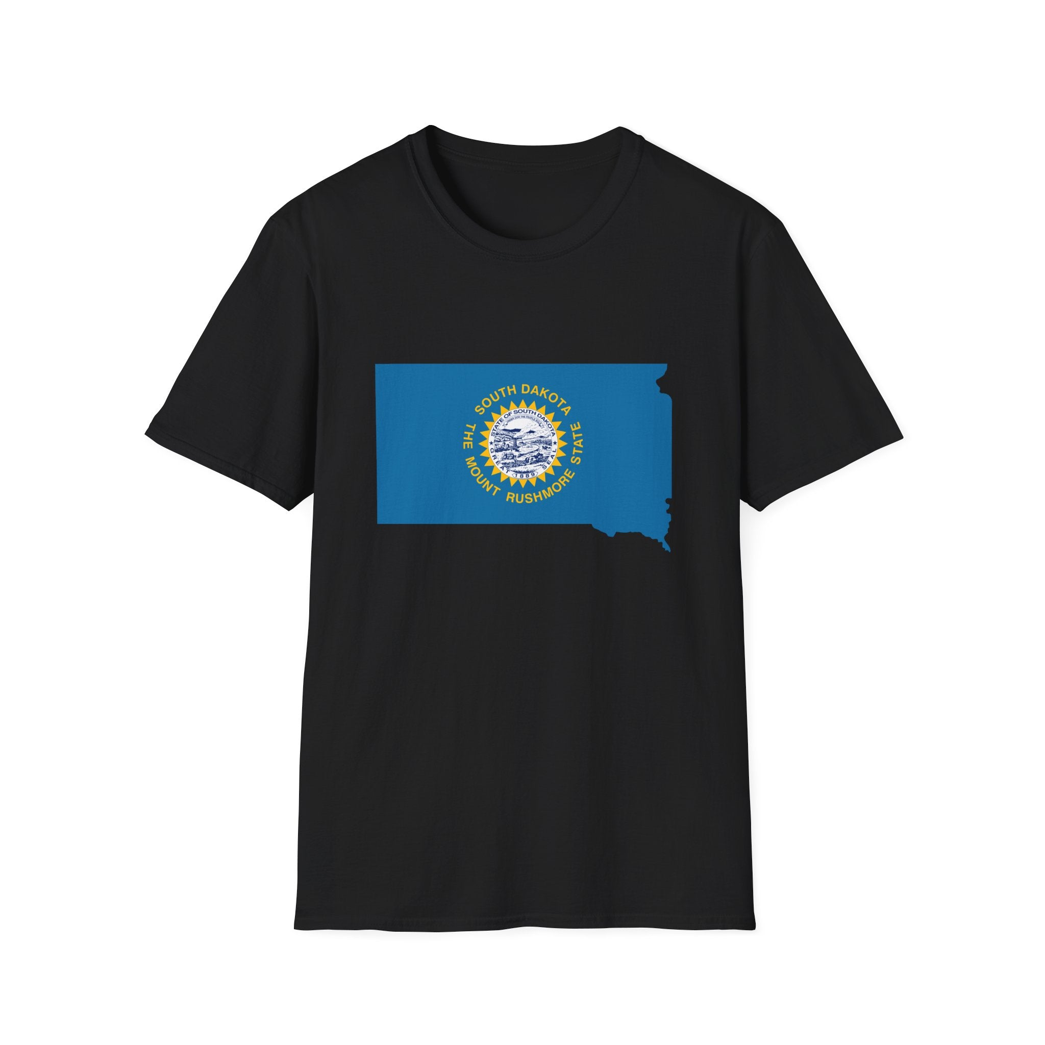 South Dakota's Flag & Boundaries