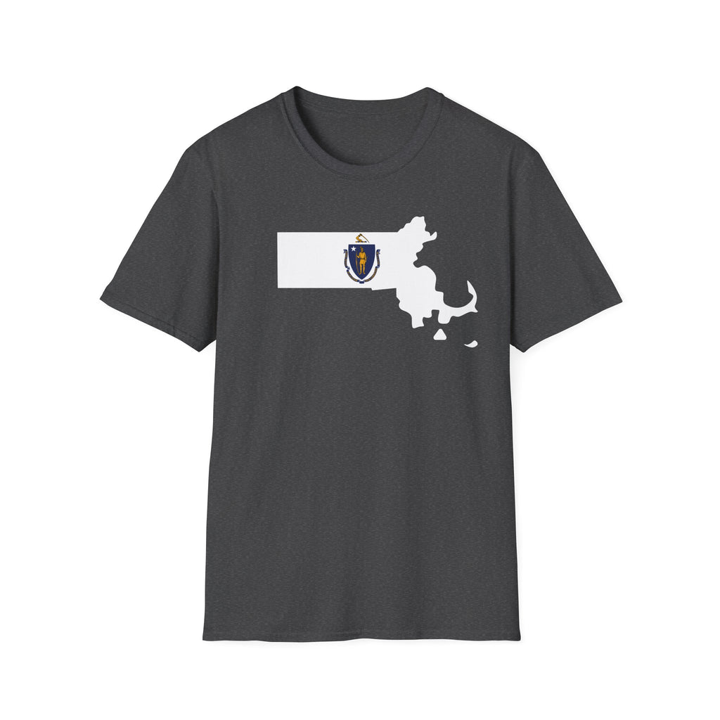 Massachusetts's Flag & Boundaries