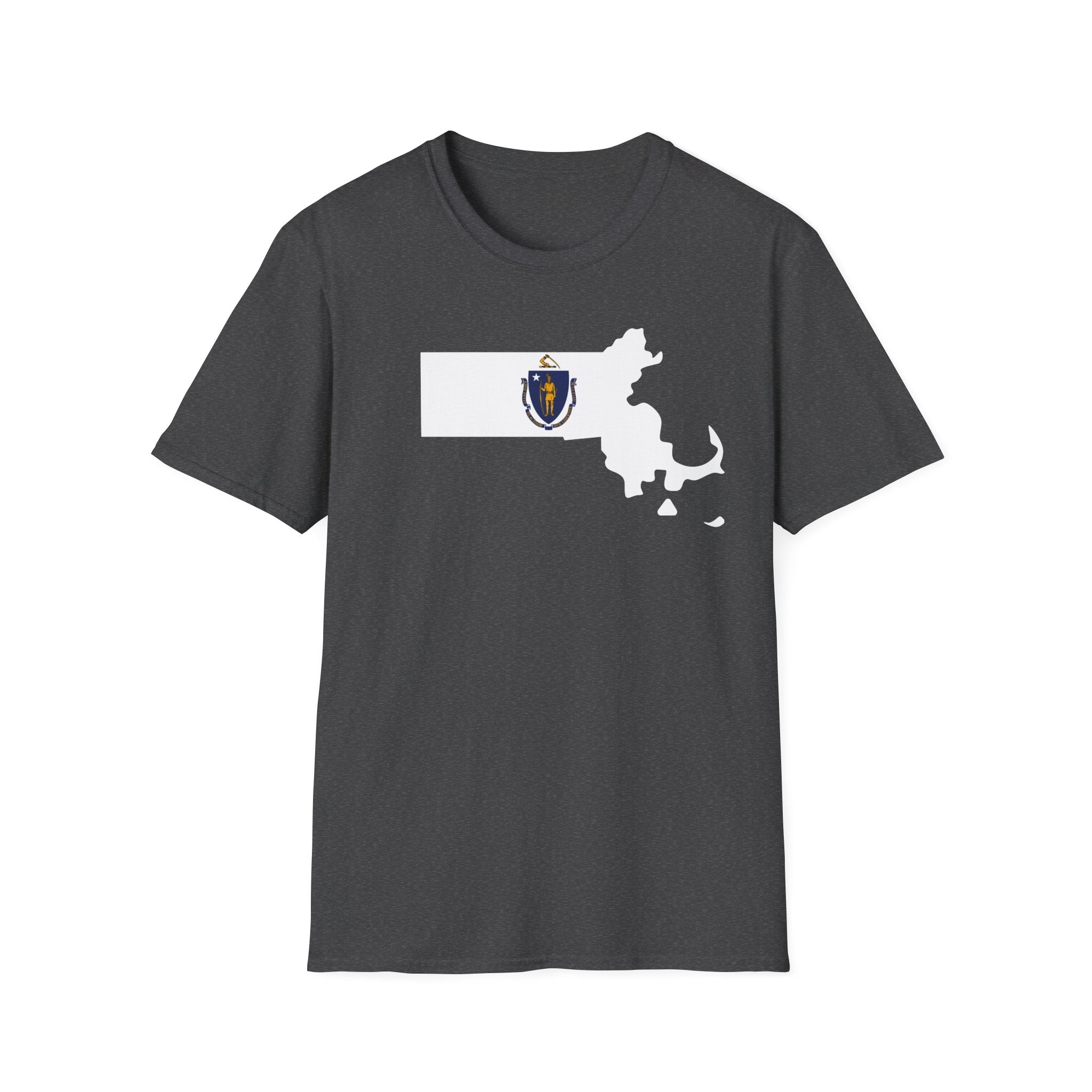 Massachusetts's Flag & Boundaries