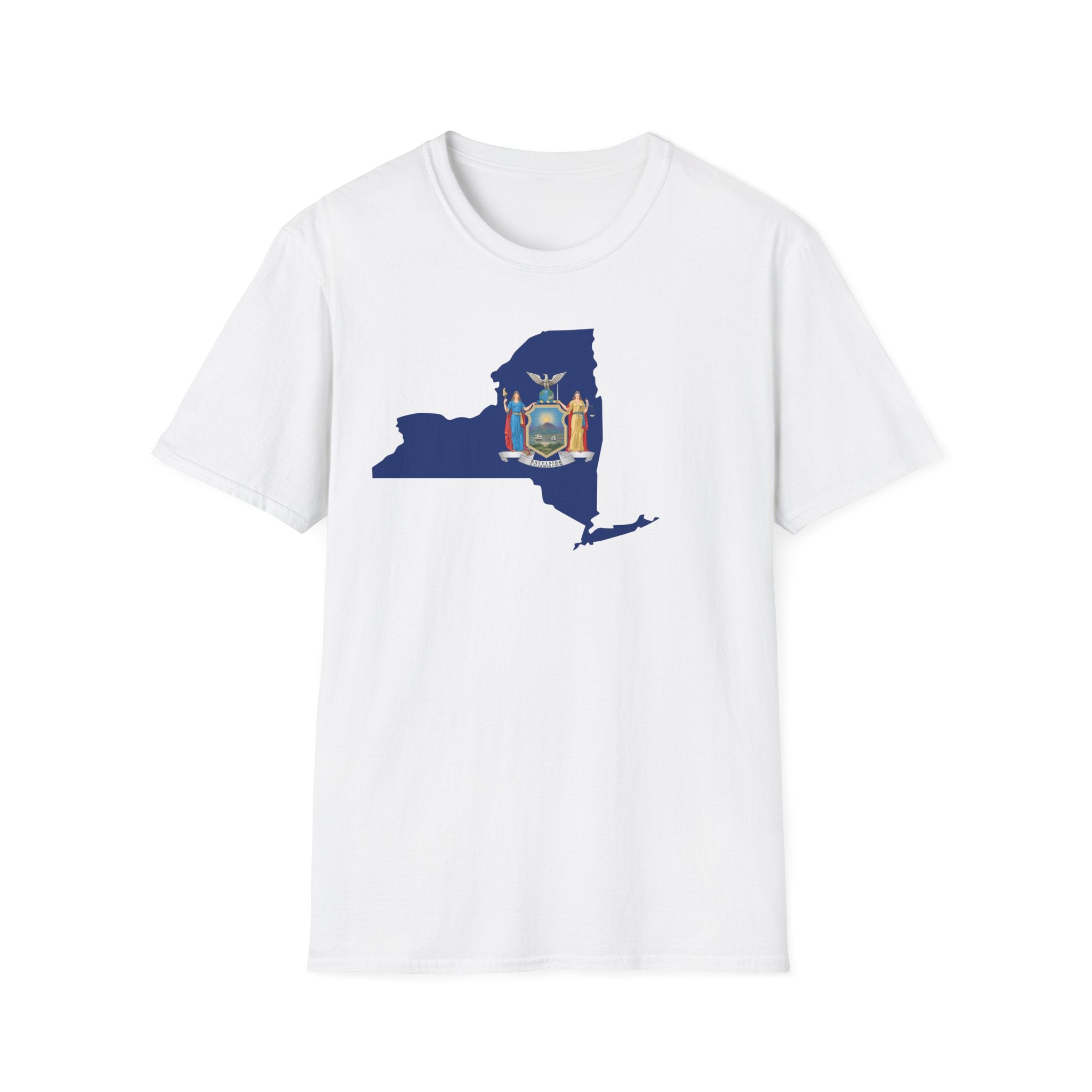 New York State's Flag & Boundaries