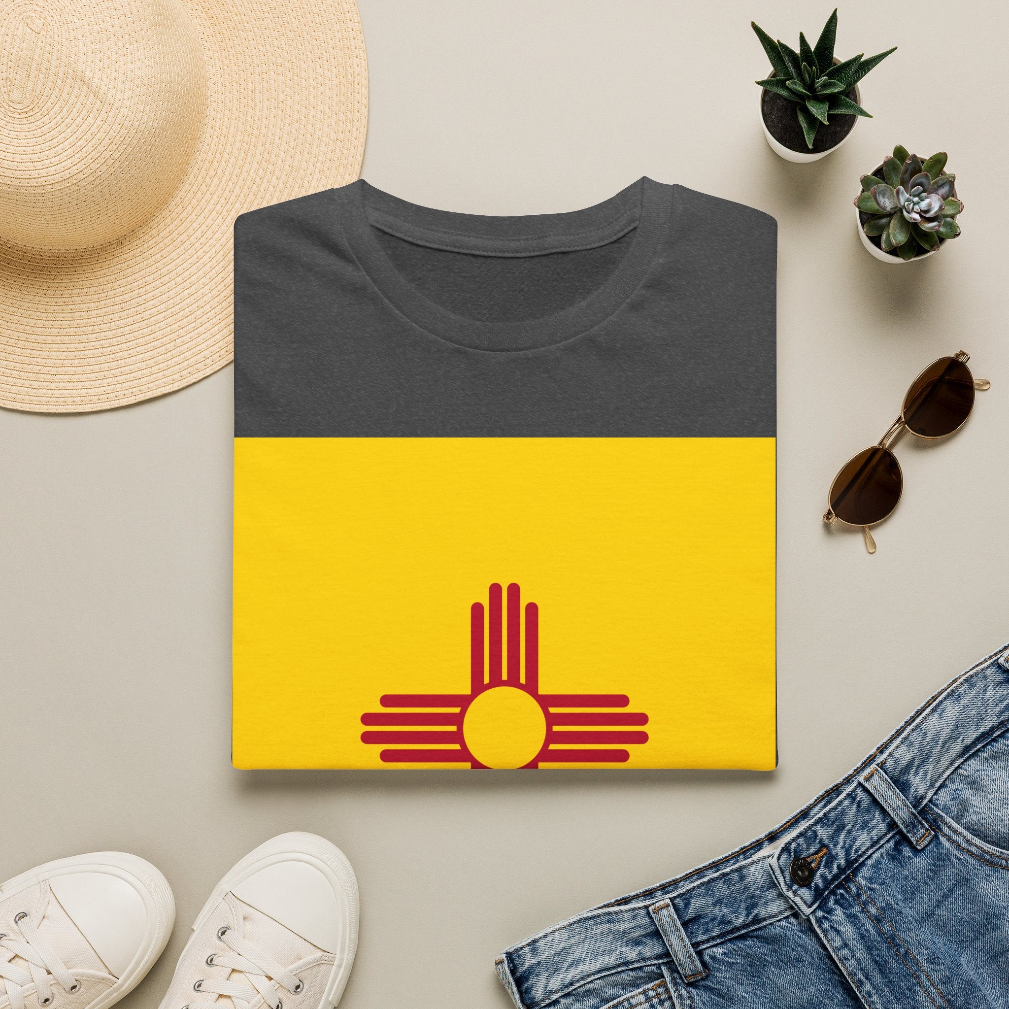 New Mexico's Flag & Boundaries