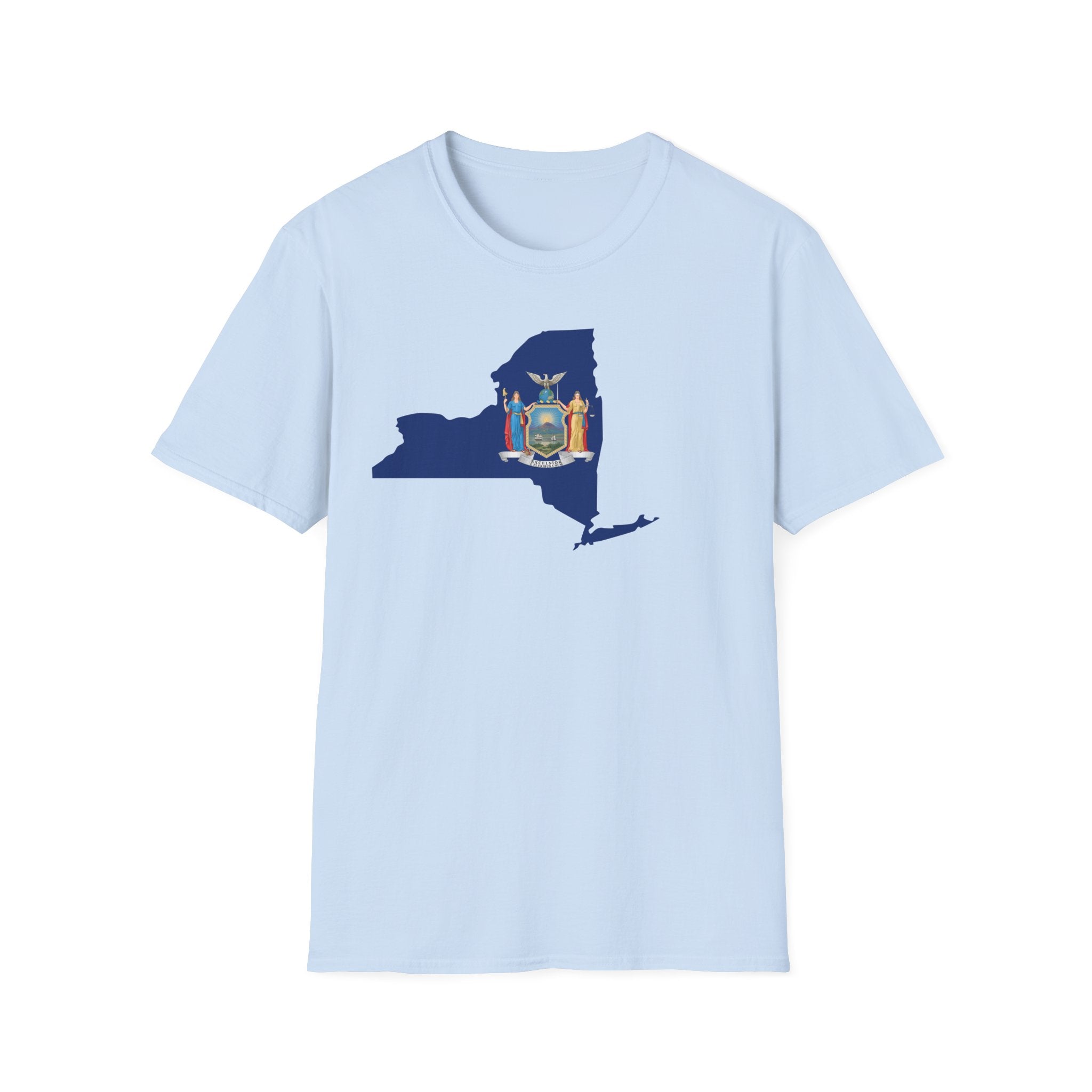 New York State's Flag & Boundaries