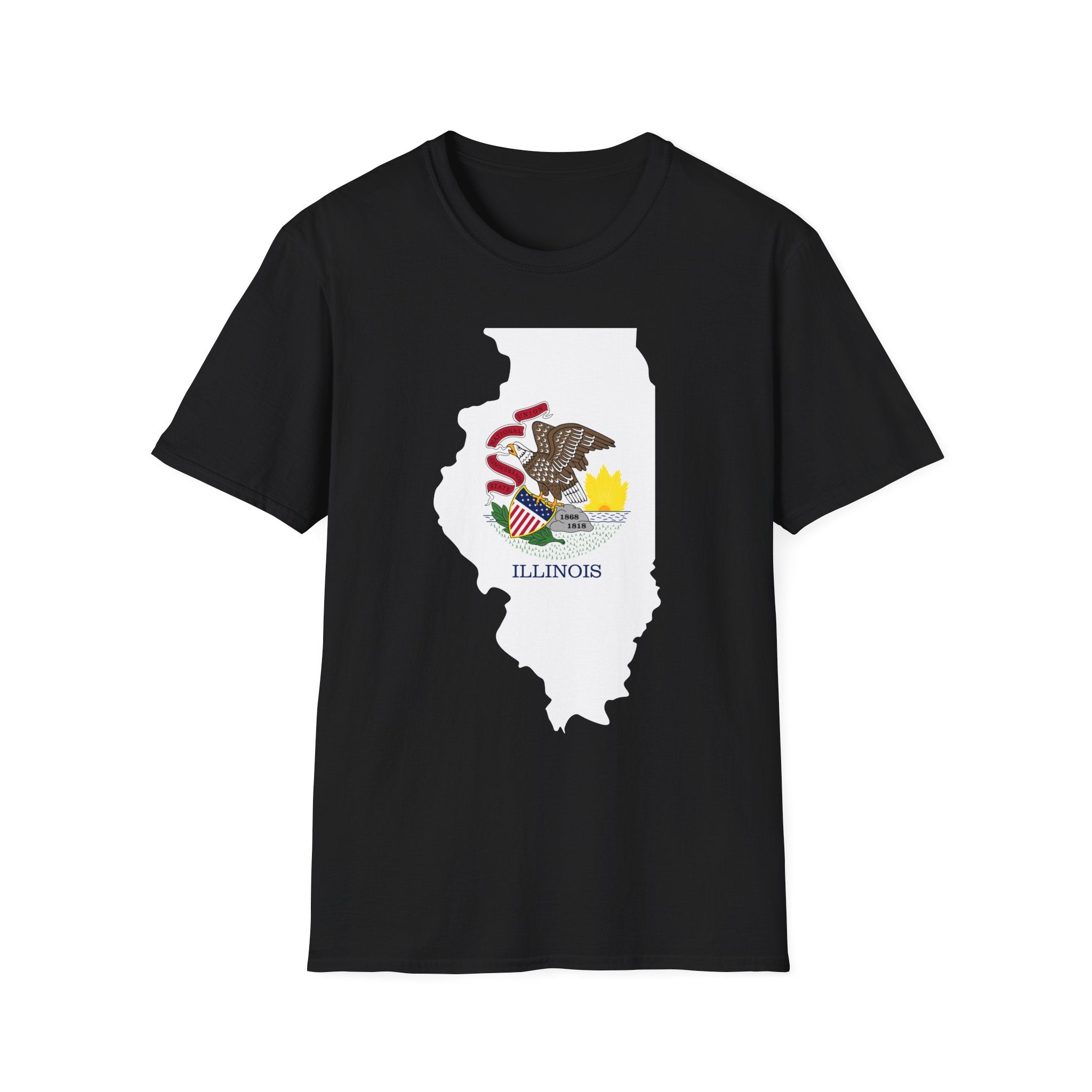 Illinois's Flag & Boundaries
