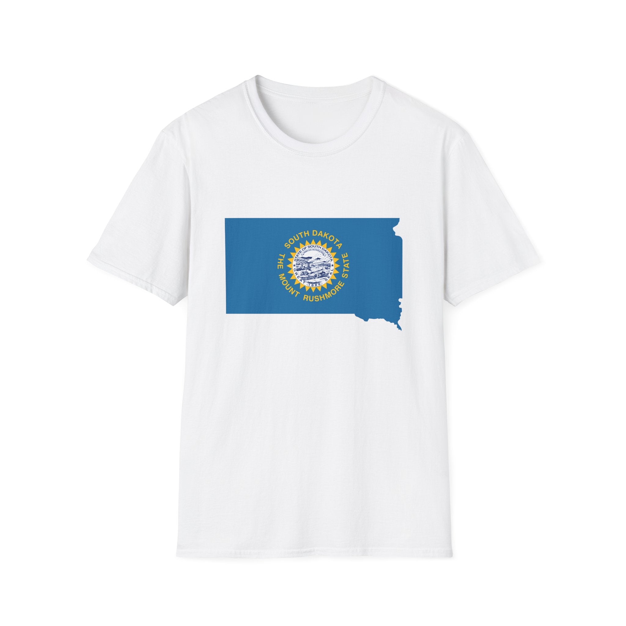 South Dakota's Flag & Boundaries