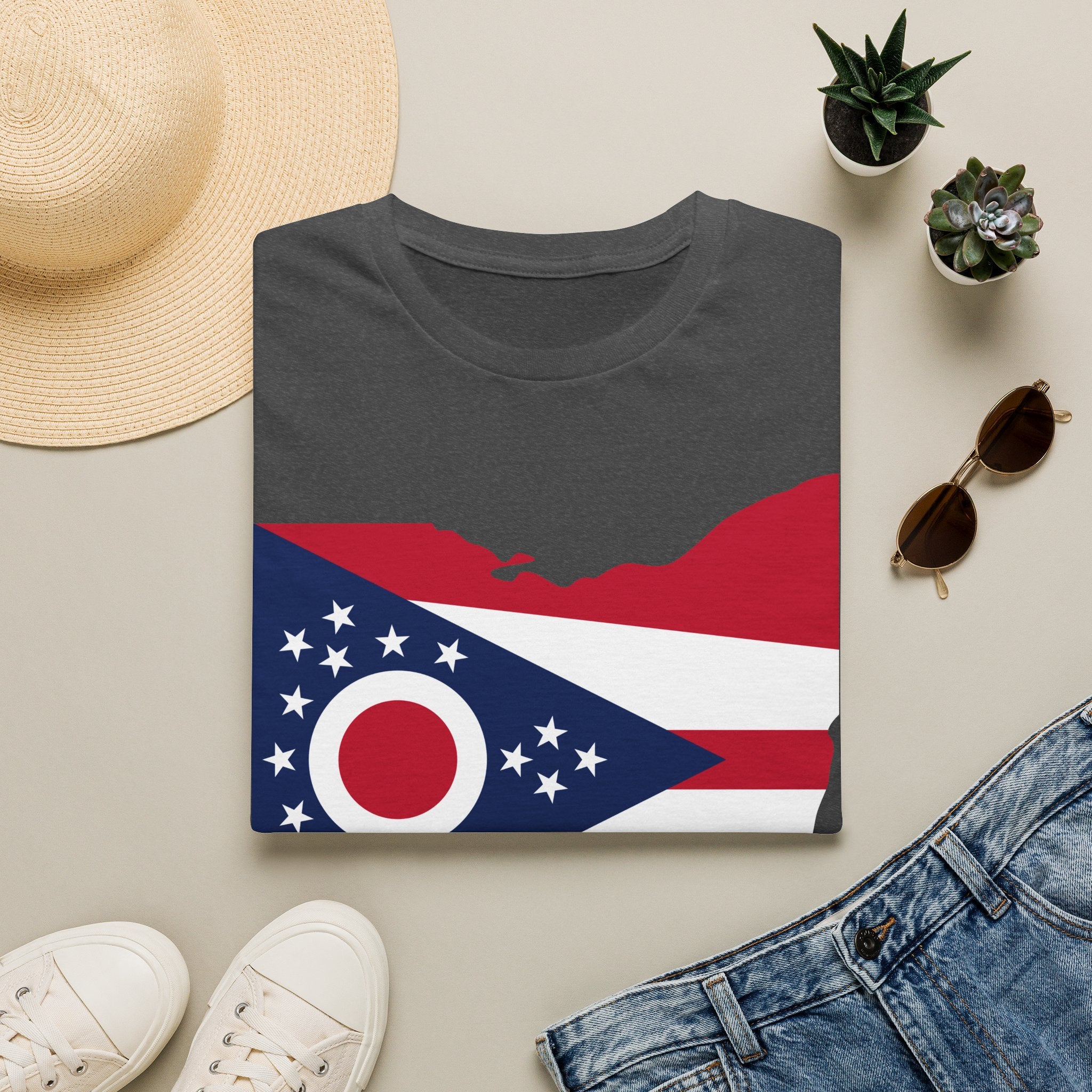 Ohio's Flag & Boundaries