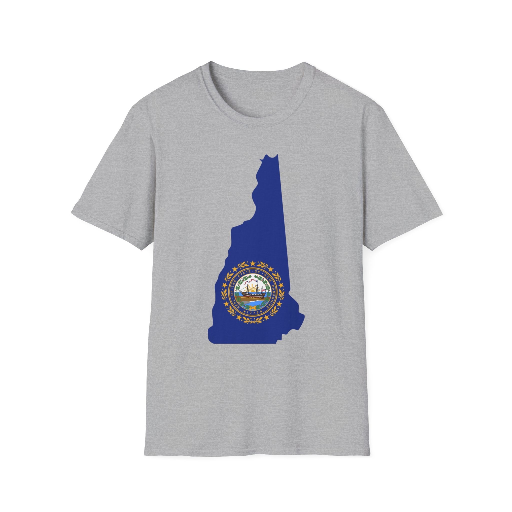 New Hampshire's Flag & Boundaries