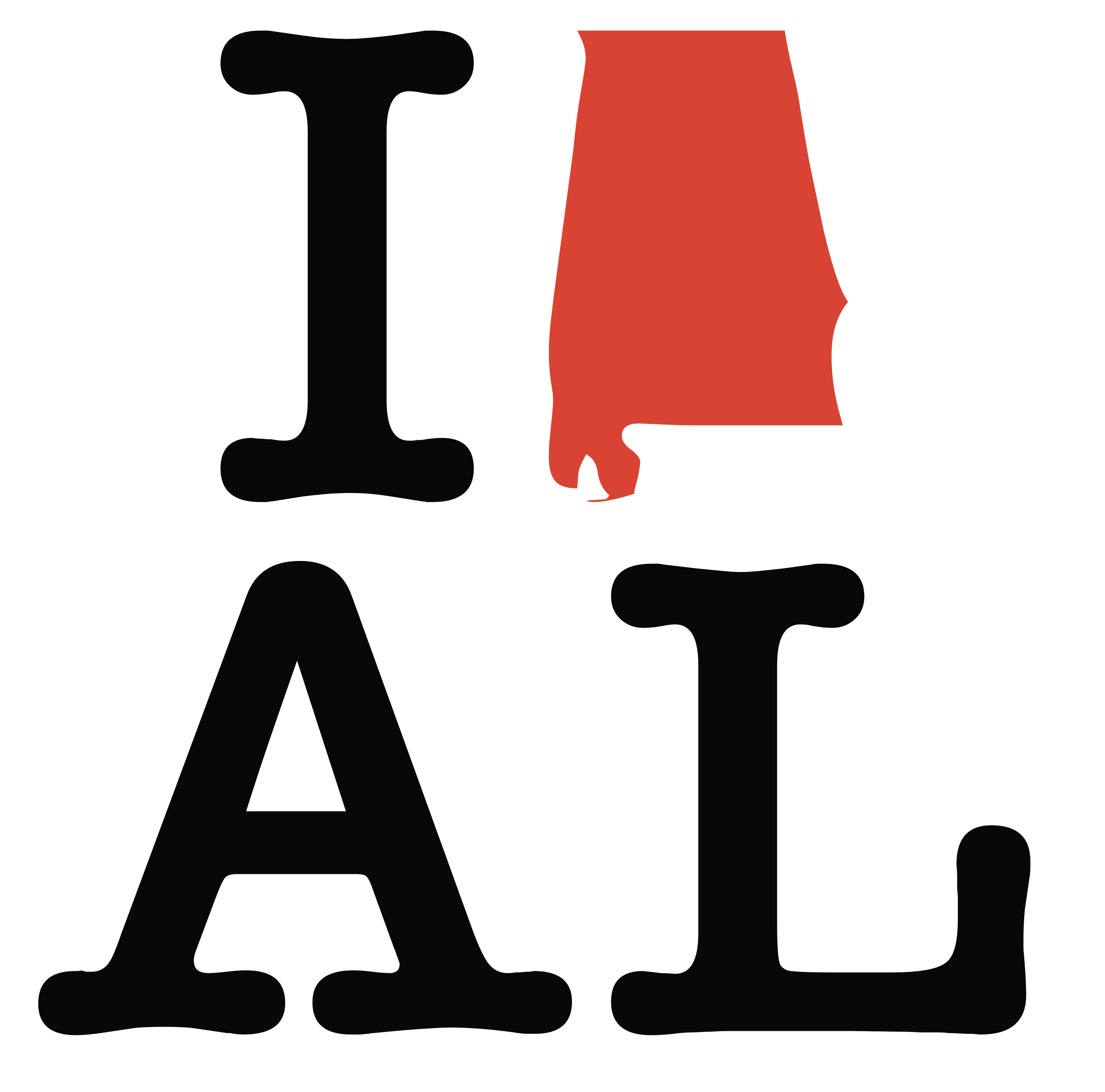 I love Alabama (pattern)