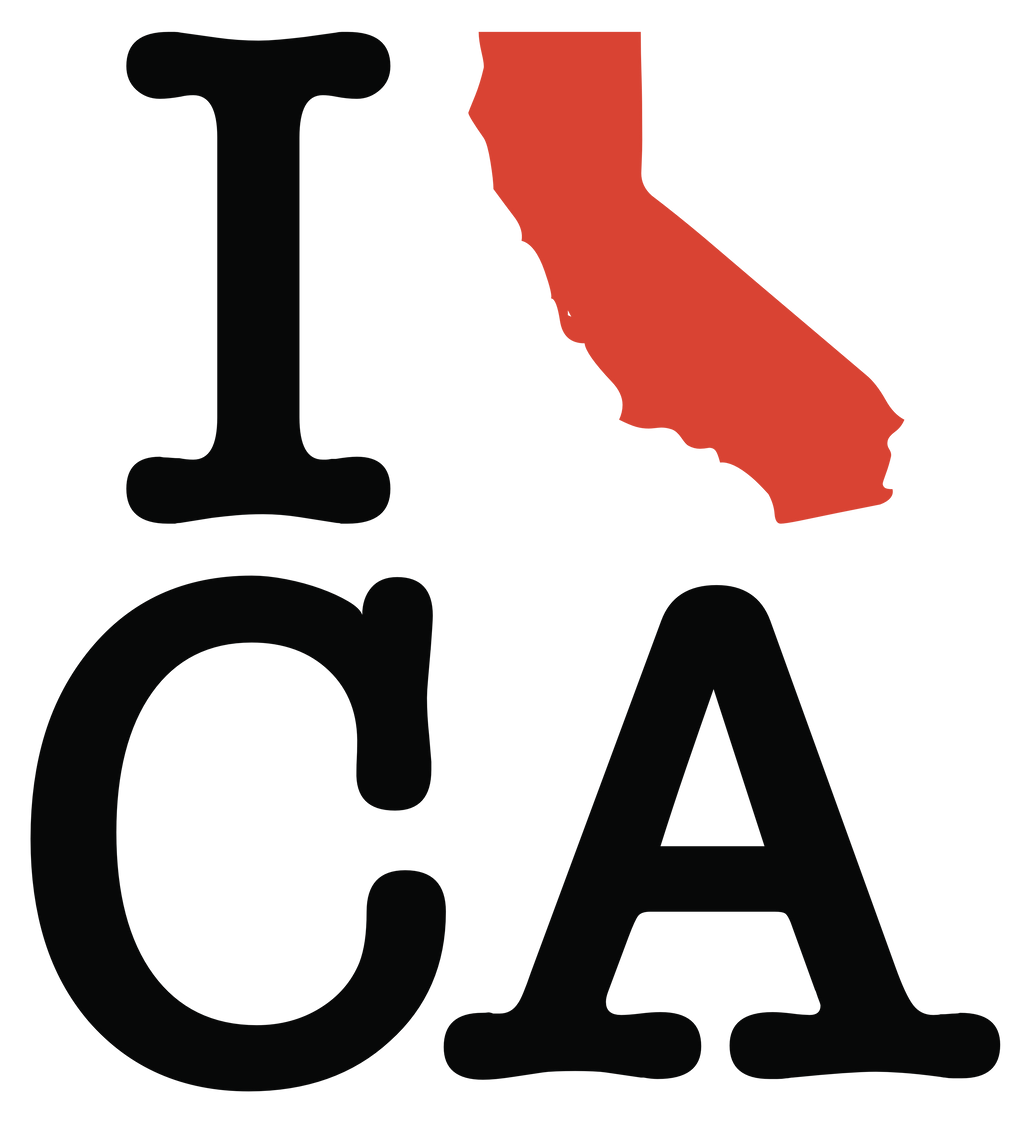 I love California (pattern)