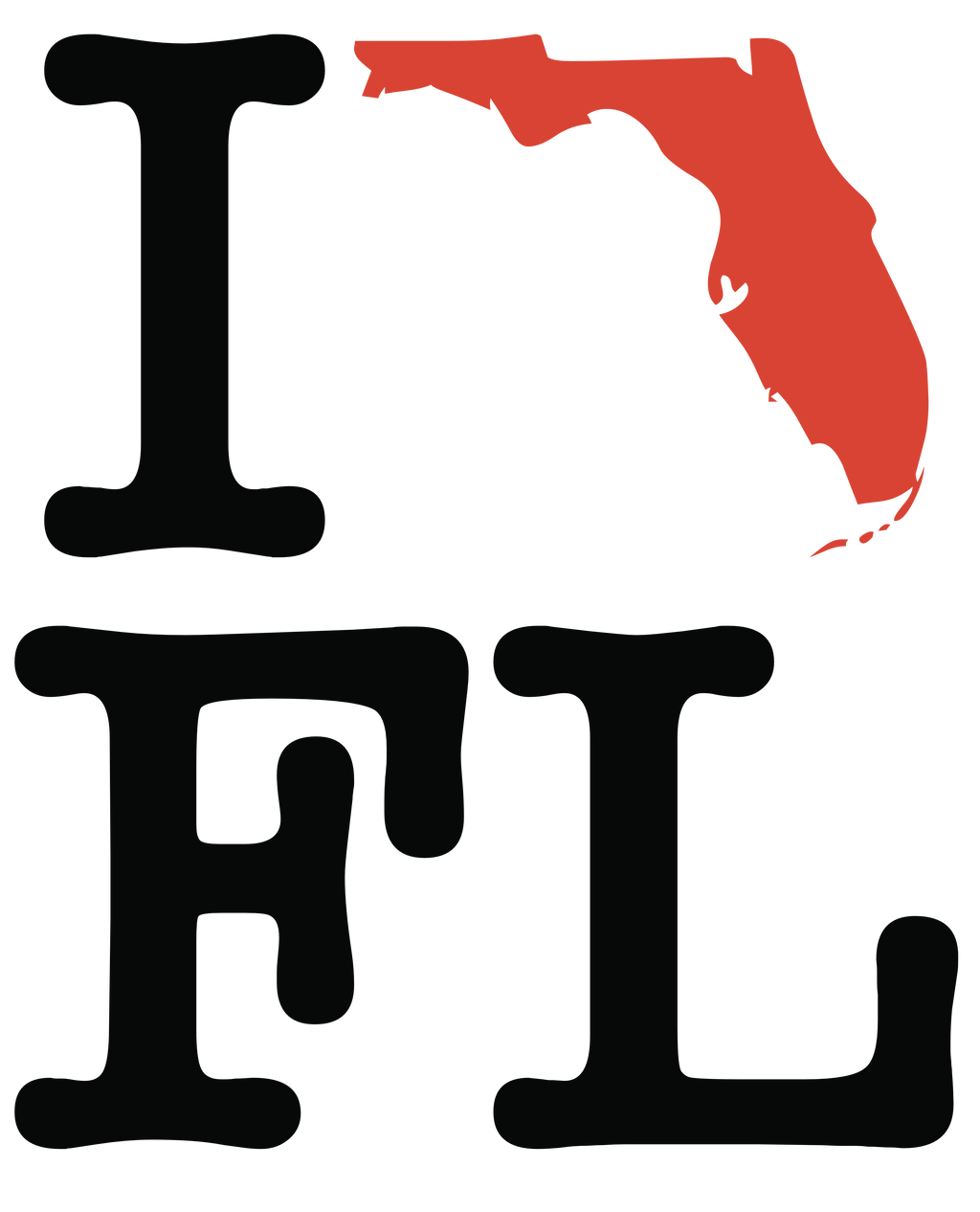 I love Florida (pattern)