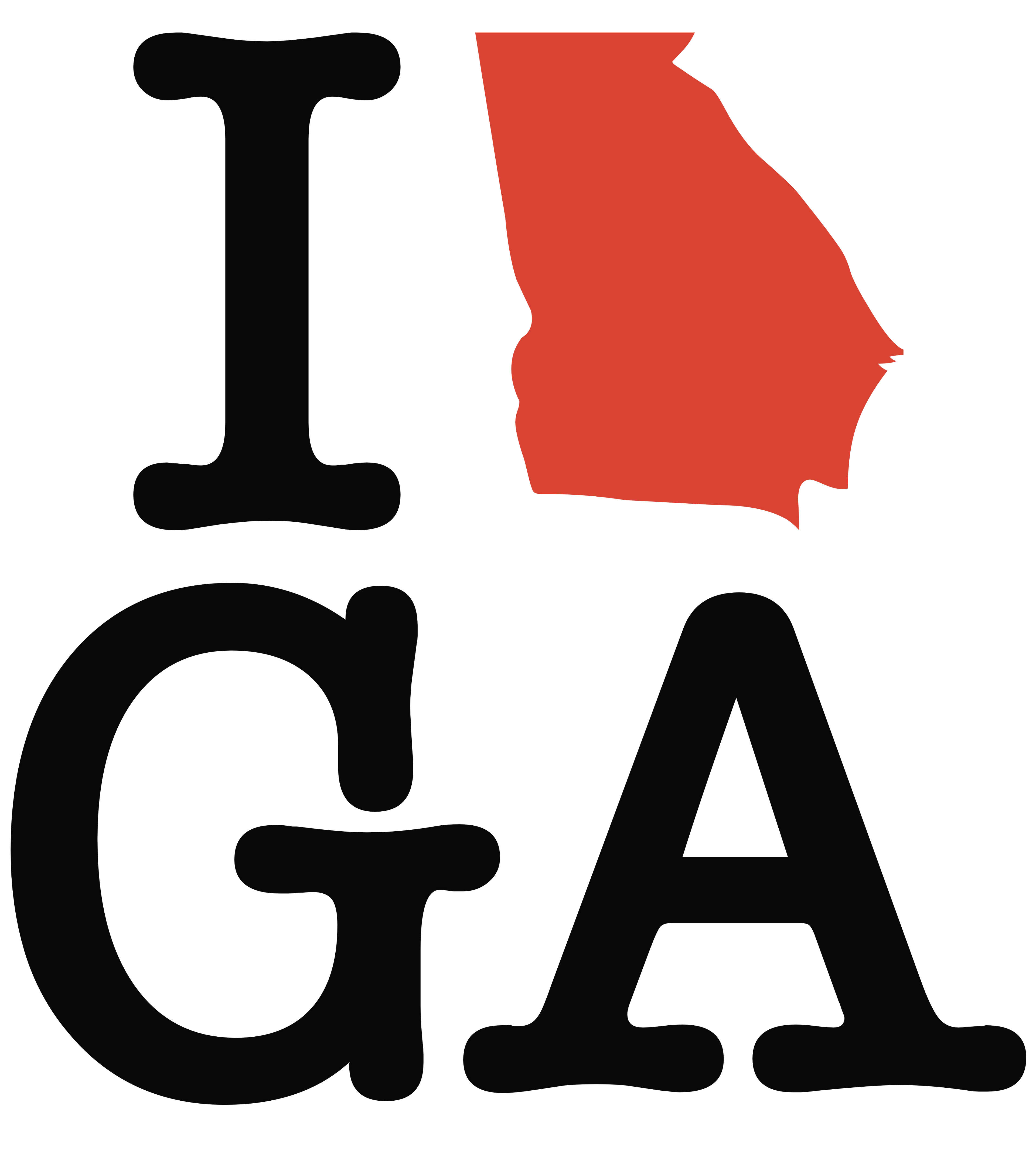 I love Georgia (pattern)