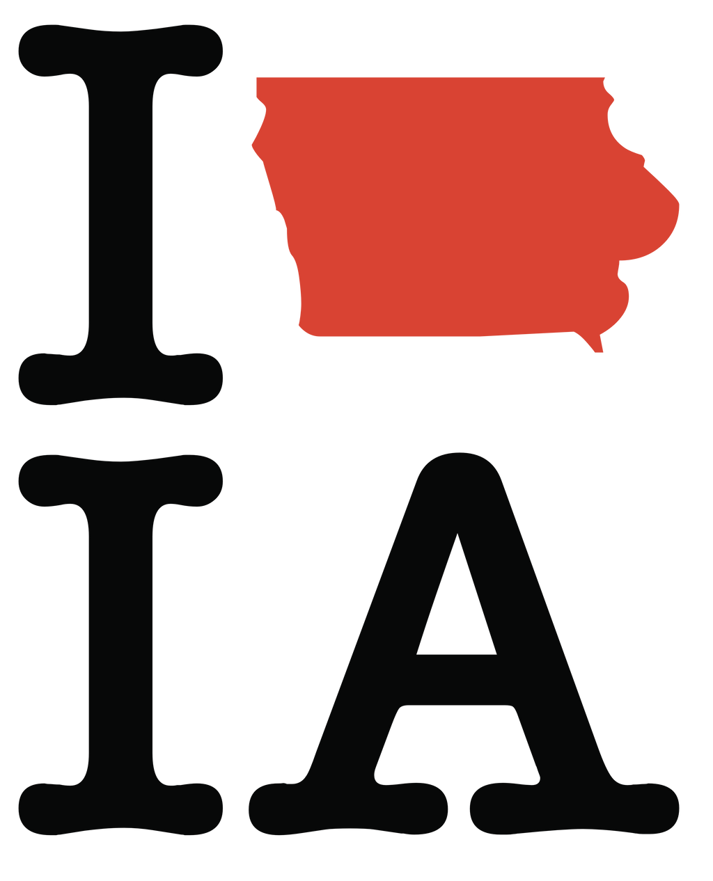 I love Iowa (pattern)