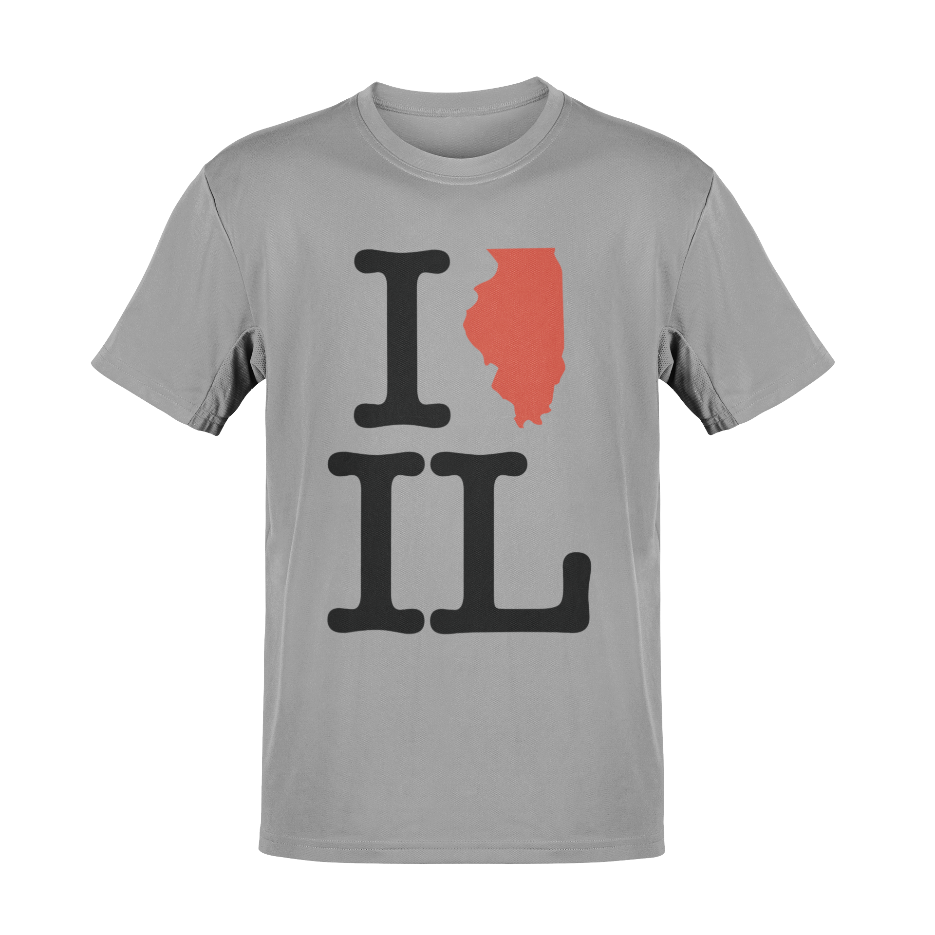 I love Illinois (grey tee)