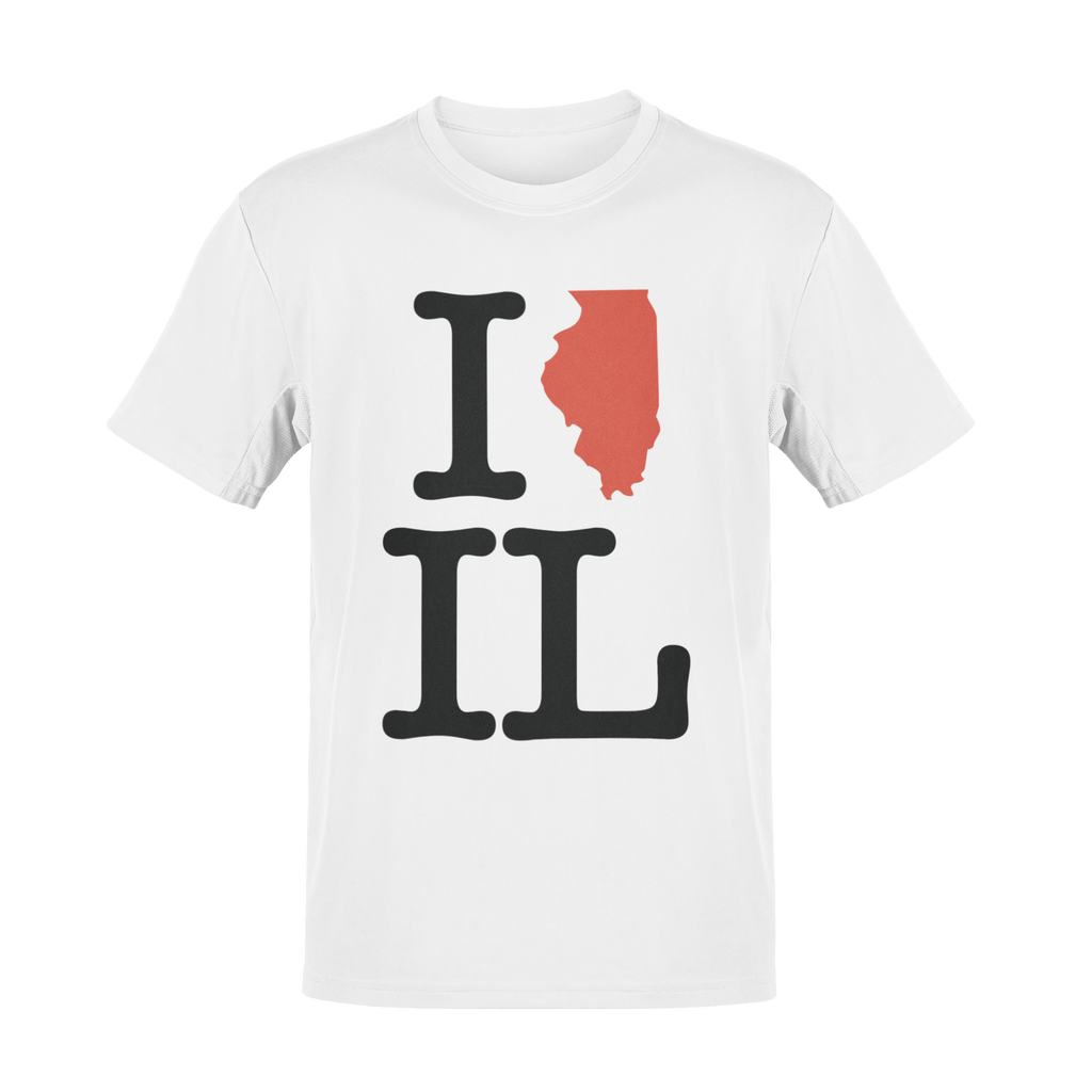 I love Illinois (white tee)