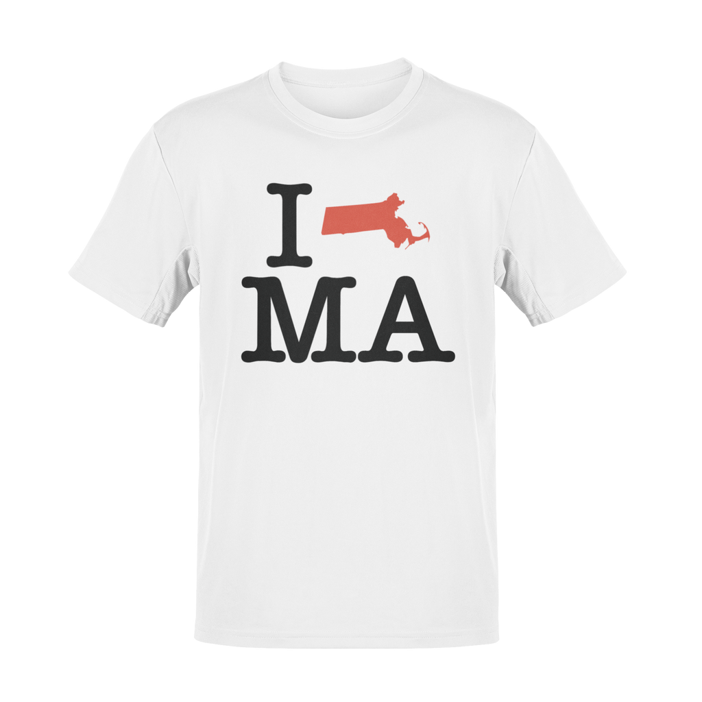 I love Massachussetts (white tee)