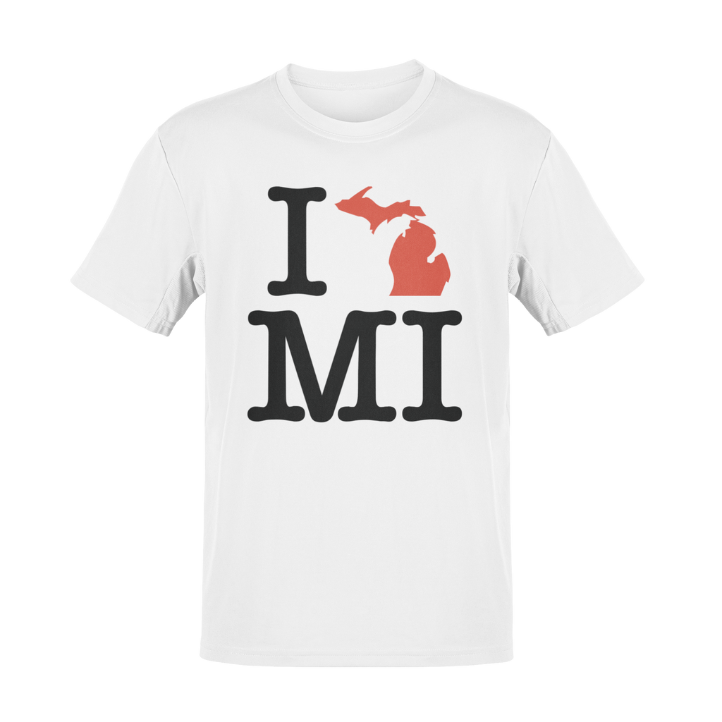 I love Michigan (white tee)