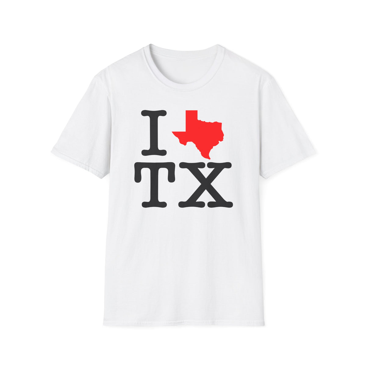 I ❤️ TX white t-shirt