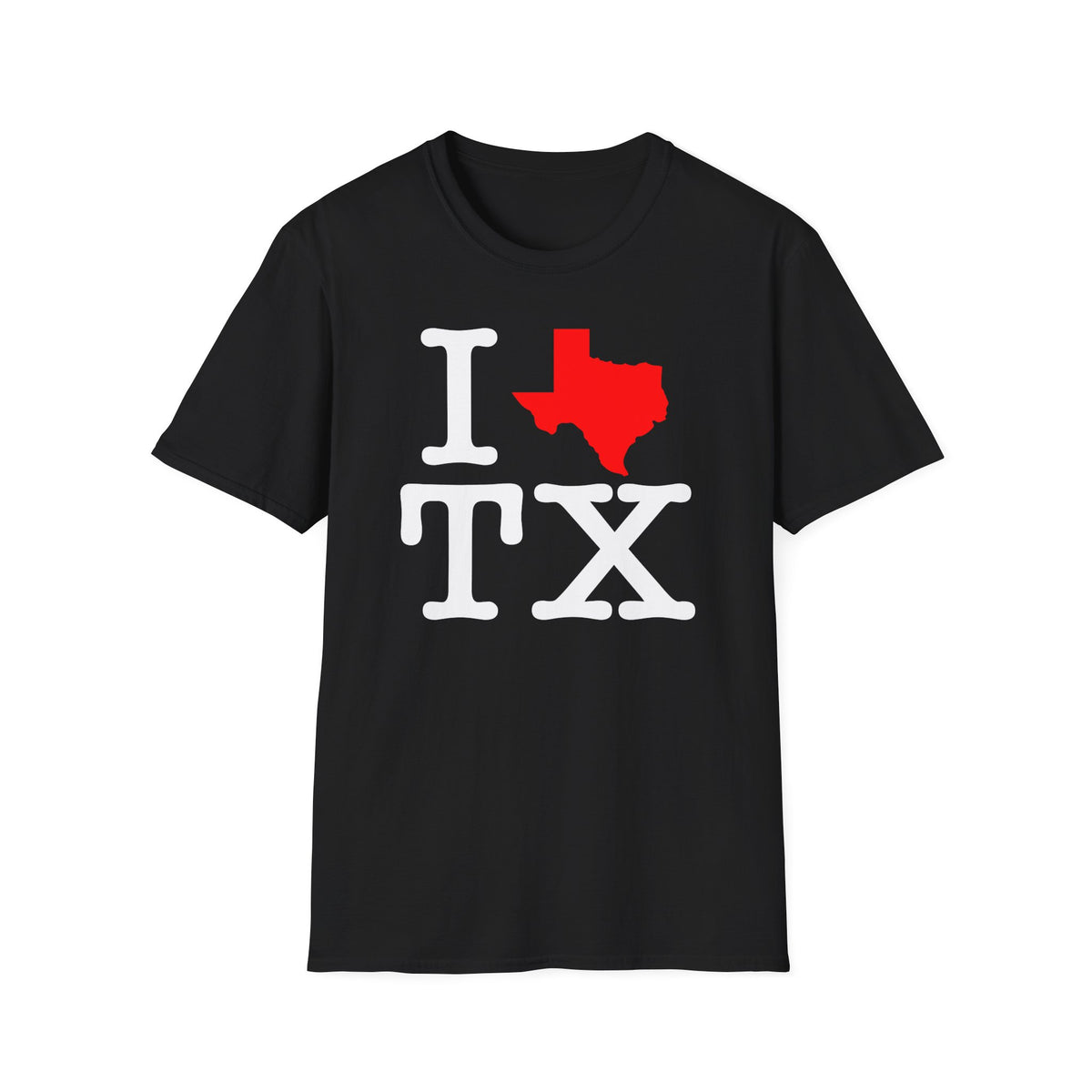 I ❤️ TX black t-shirt