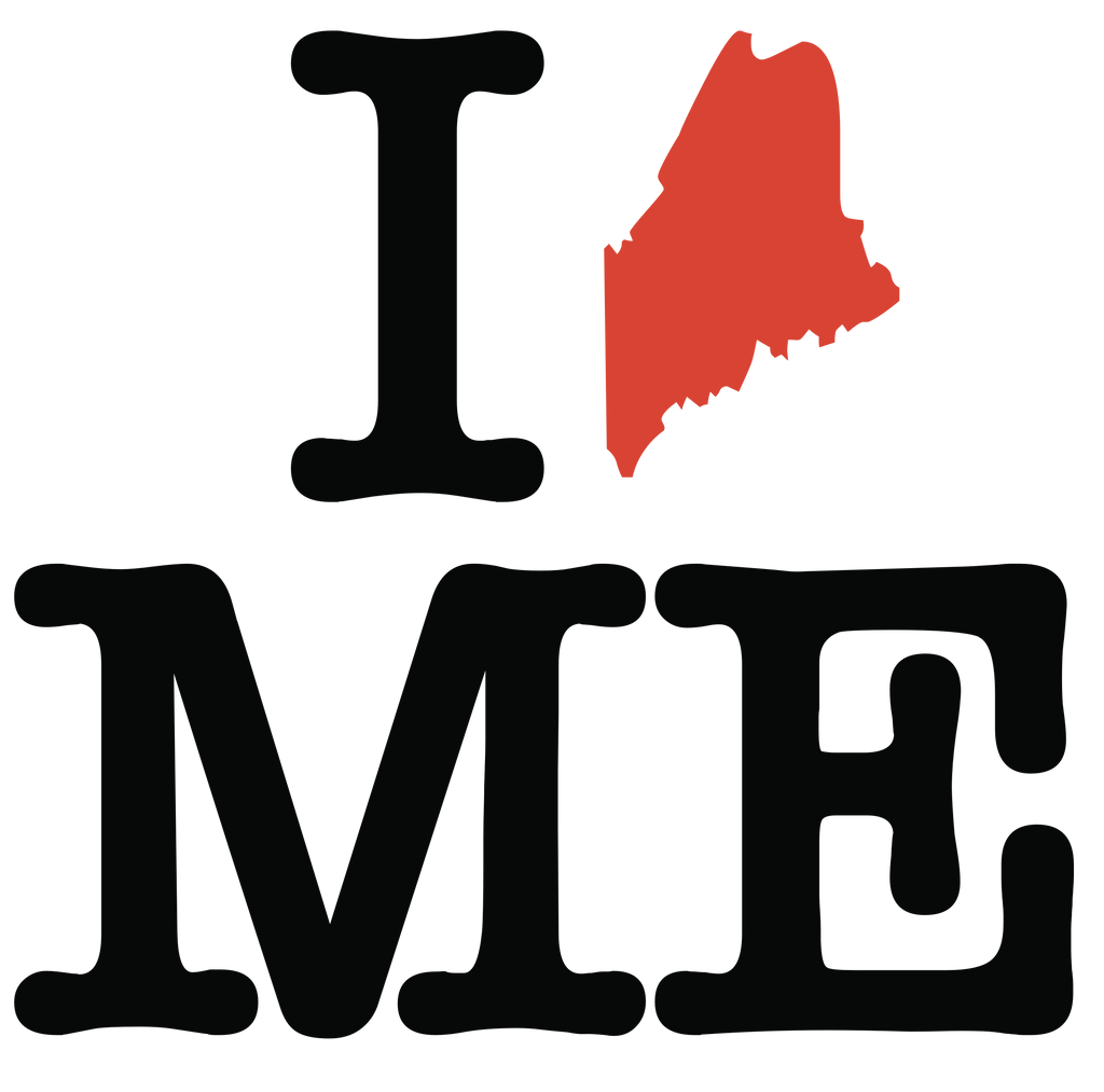 I love Maine (pattern)