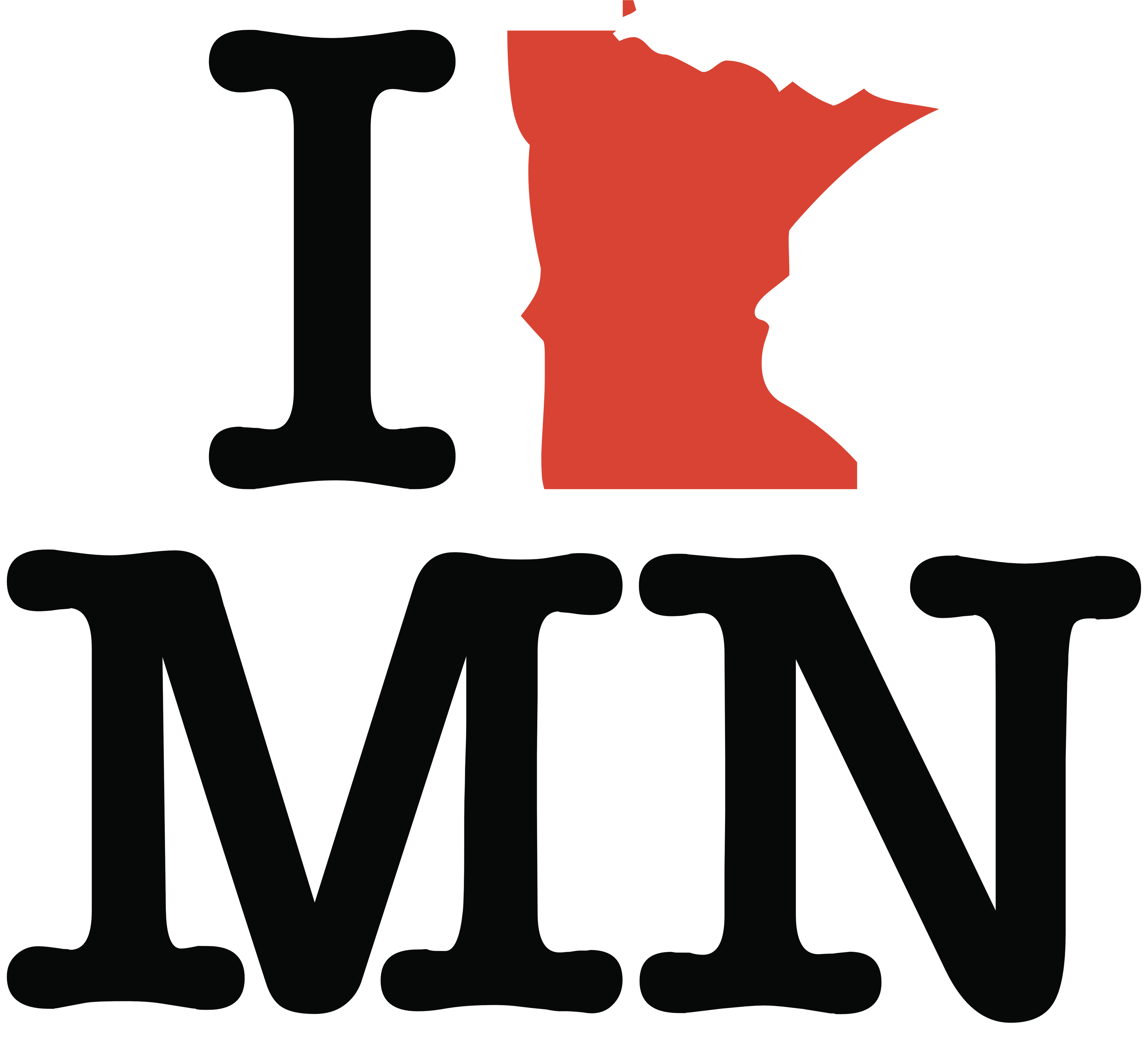 I love Minnesota (pattern)