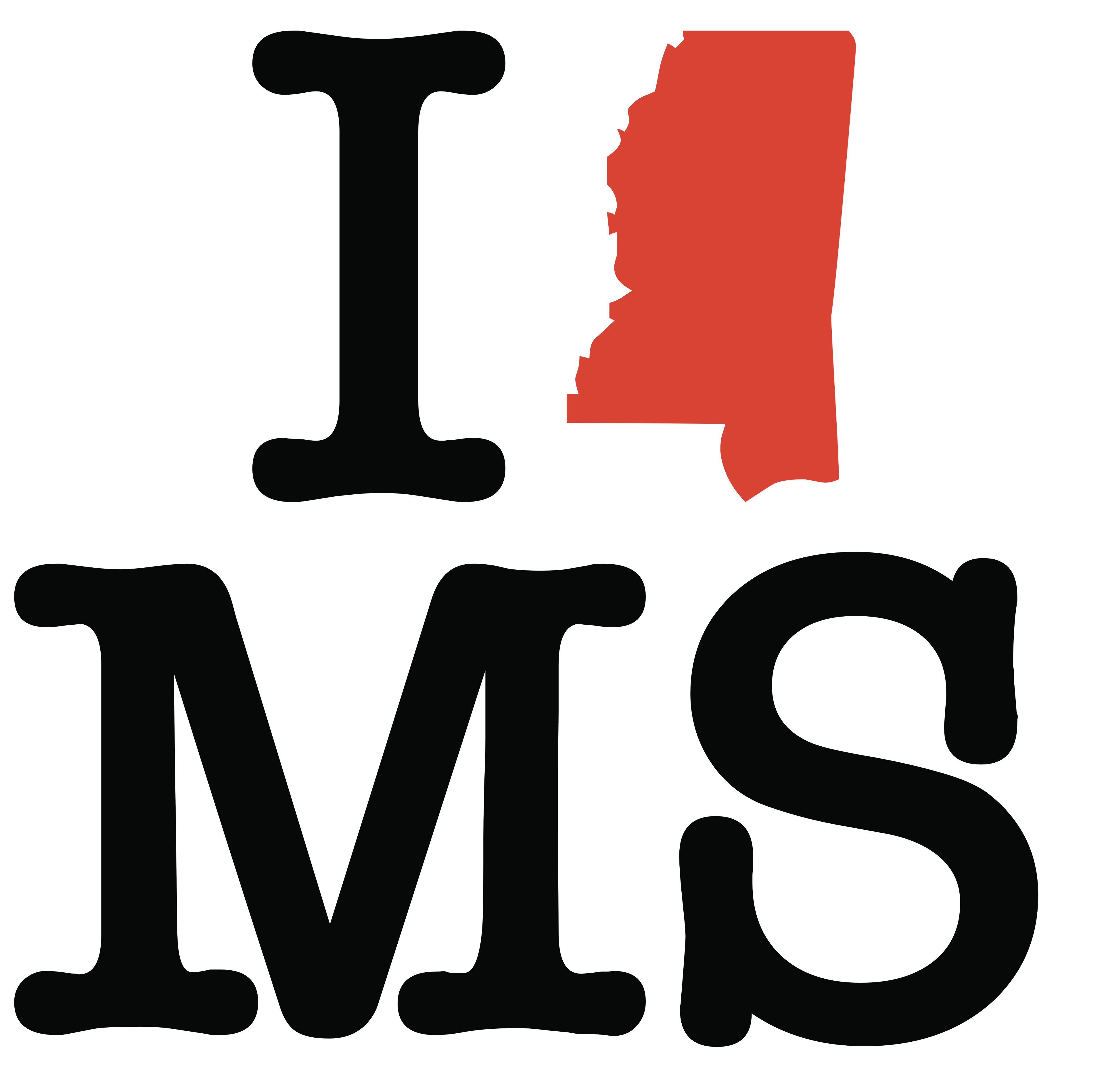 I love Mississippi (pattern)