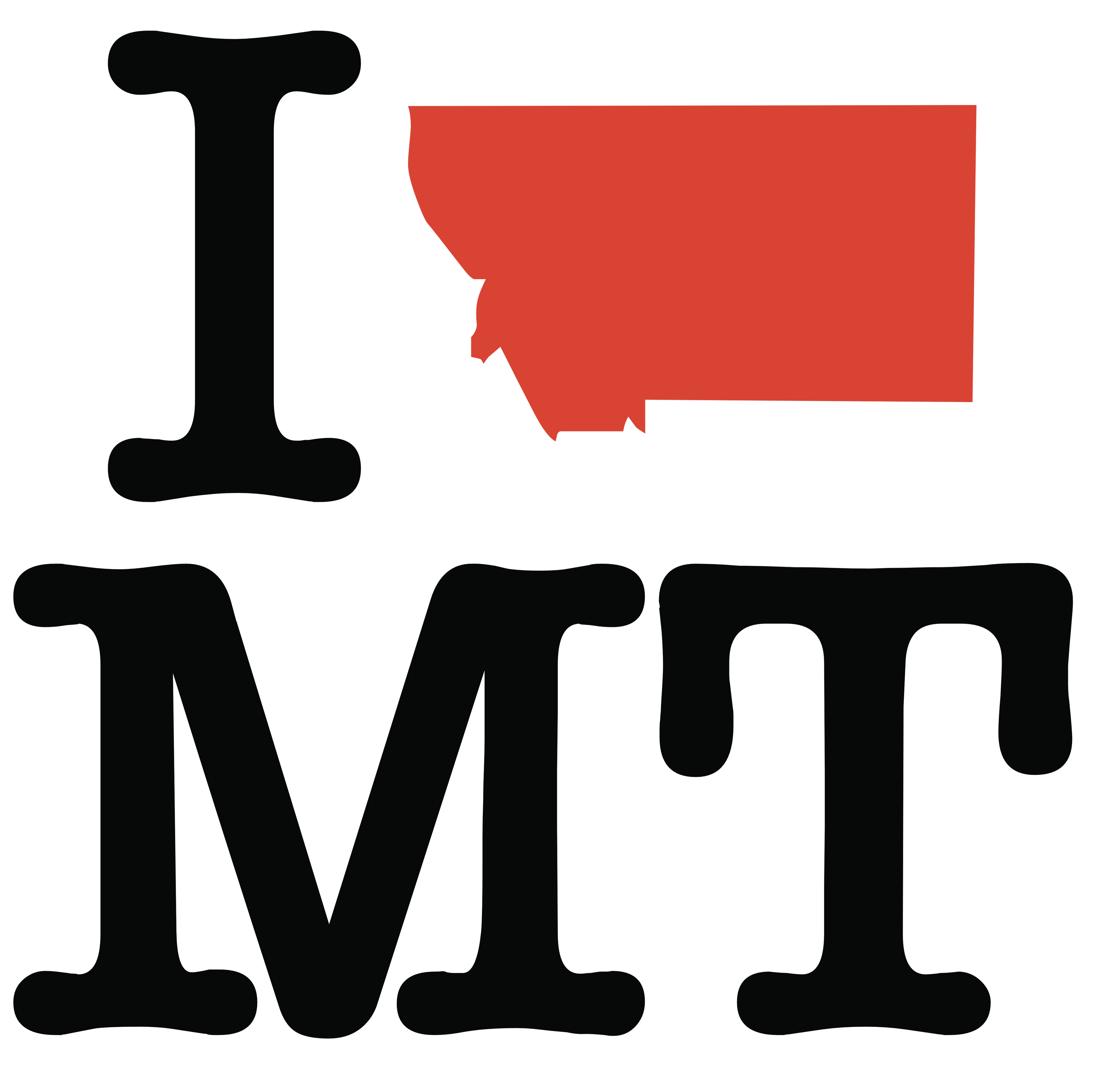 I love Montana (pattern)