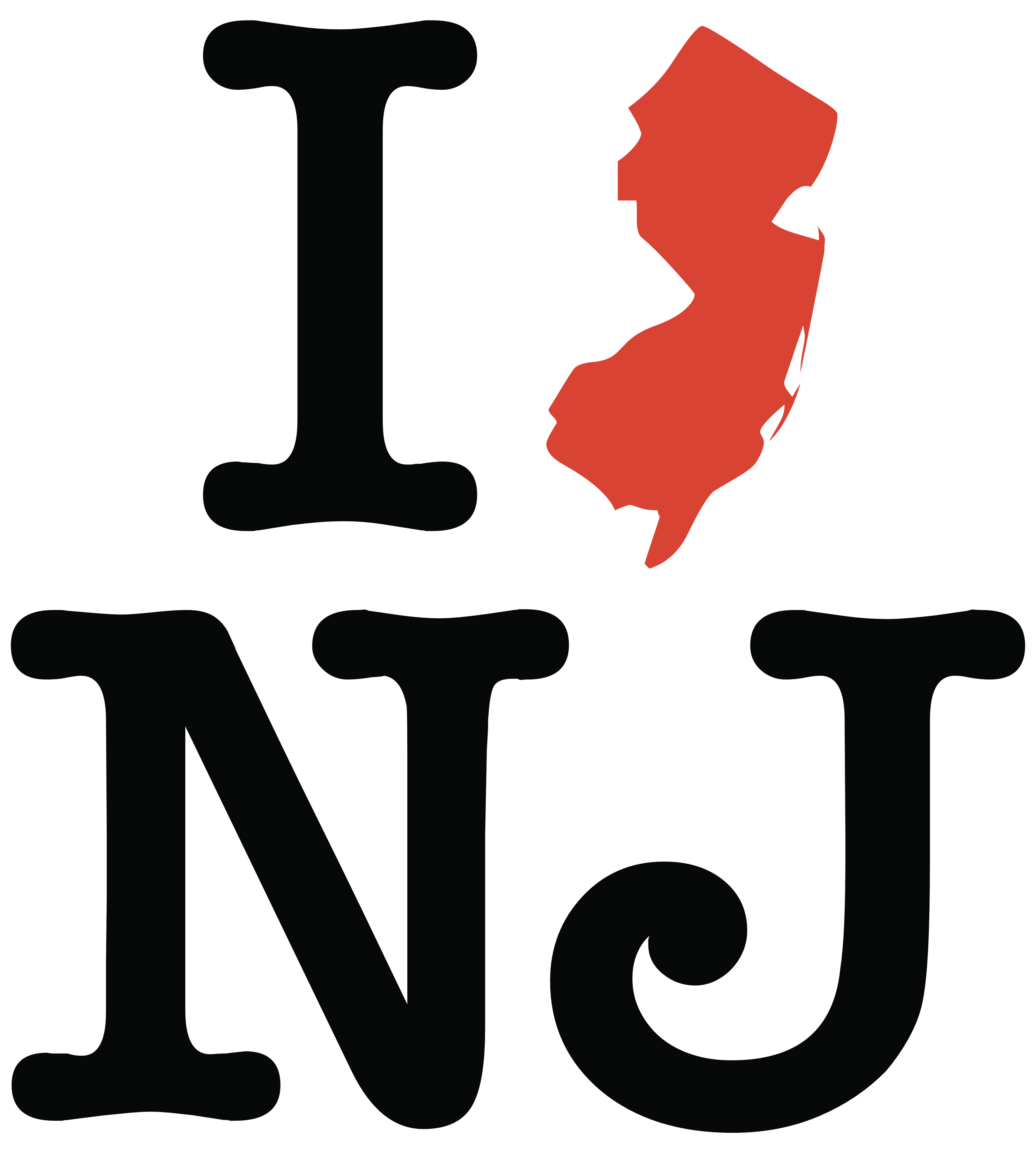I love New Jersey (pattern)