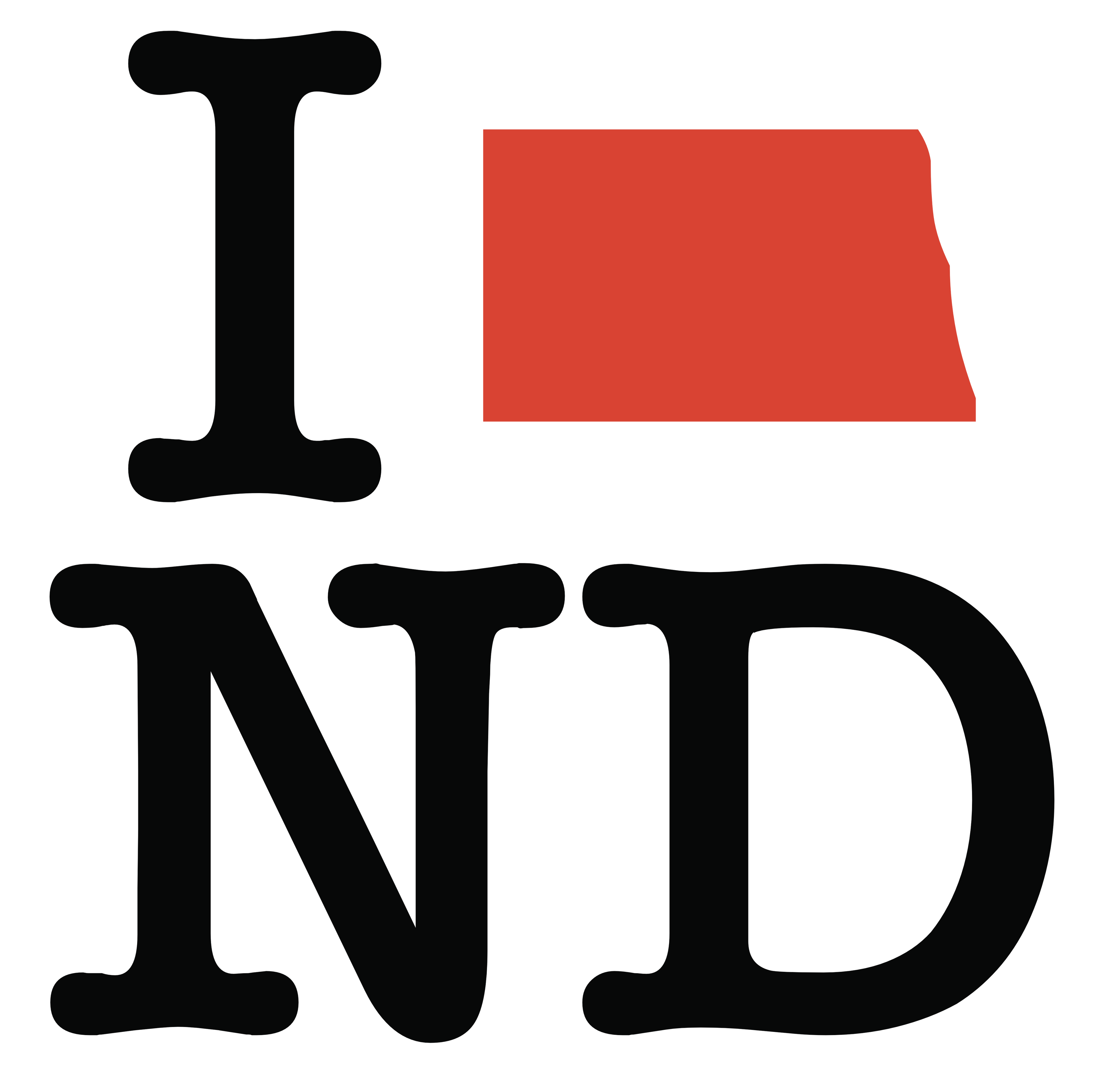 I love North Dakota (pattern)