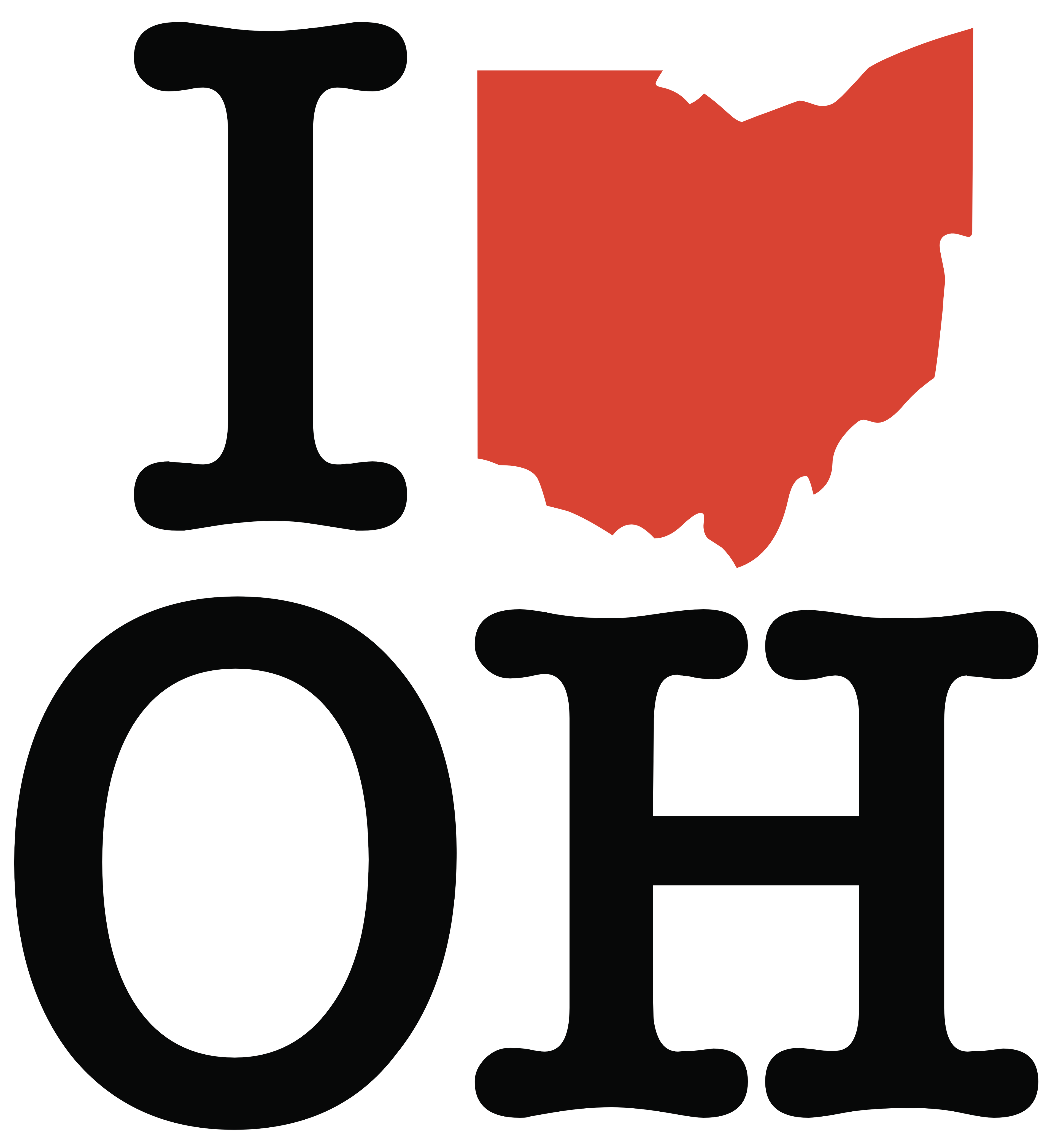 I love Ohio (pattern)