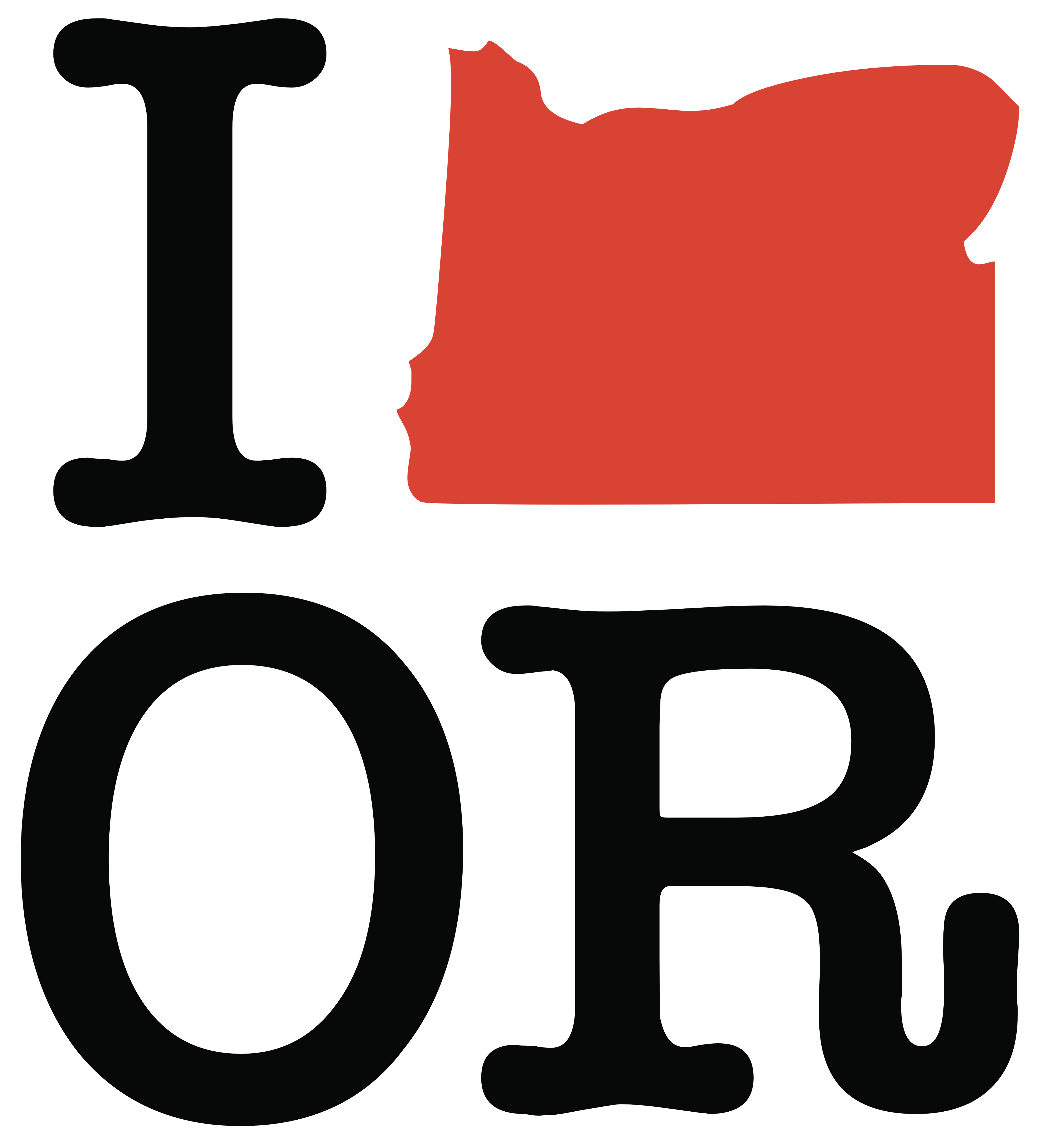 I love Oregon (pattern)