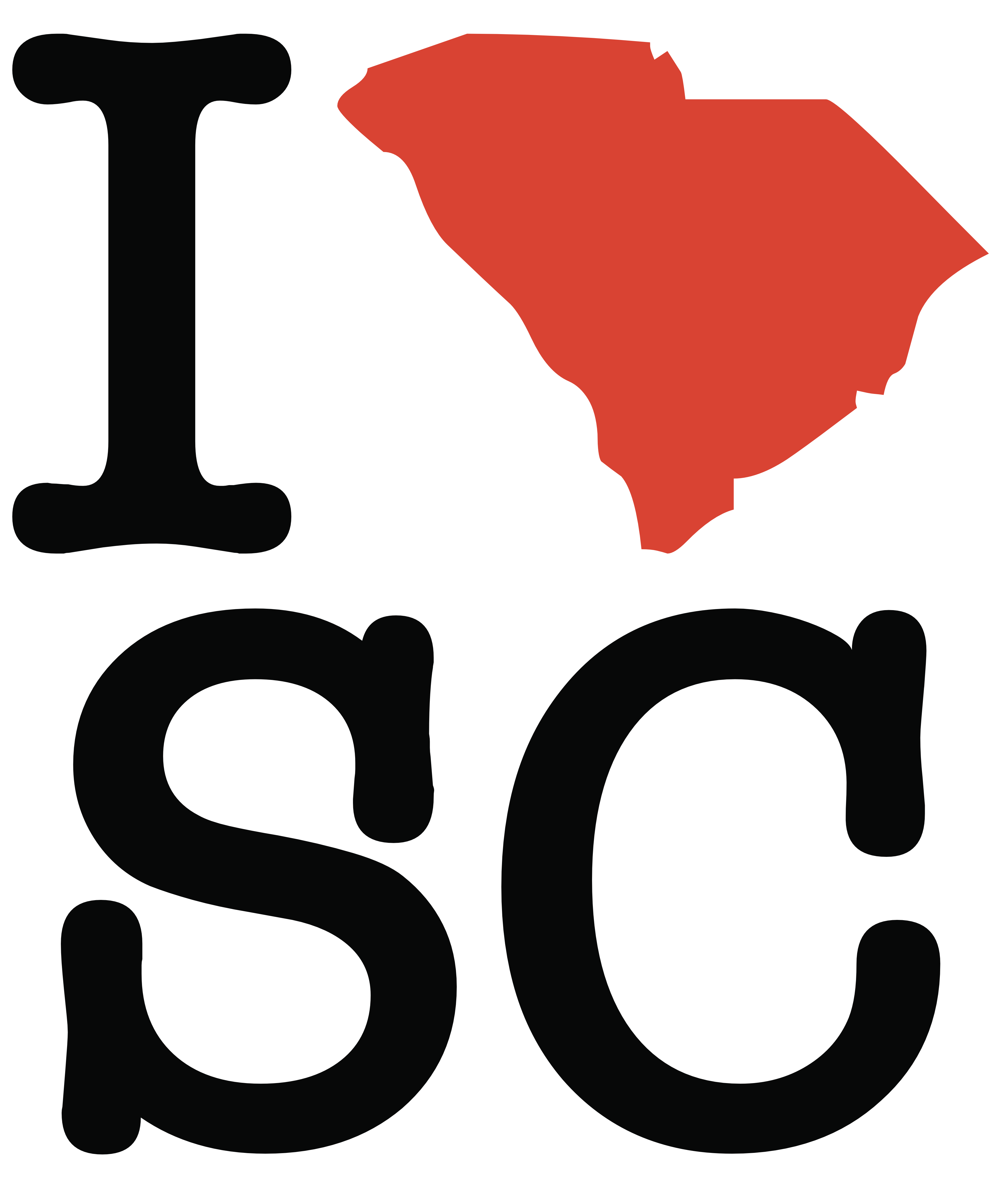 I love South Carolina (pattern)