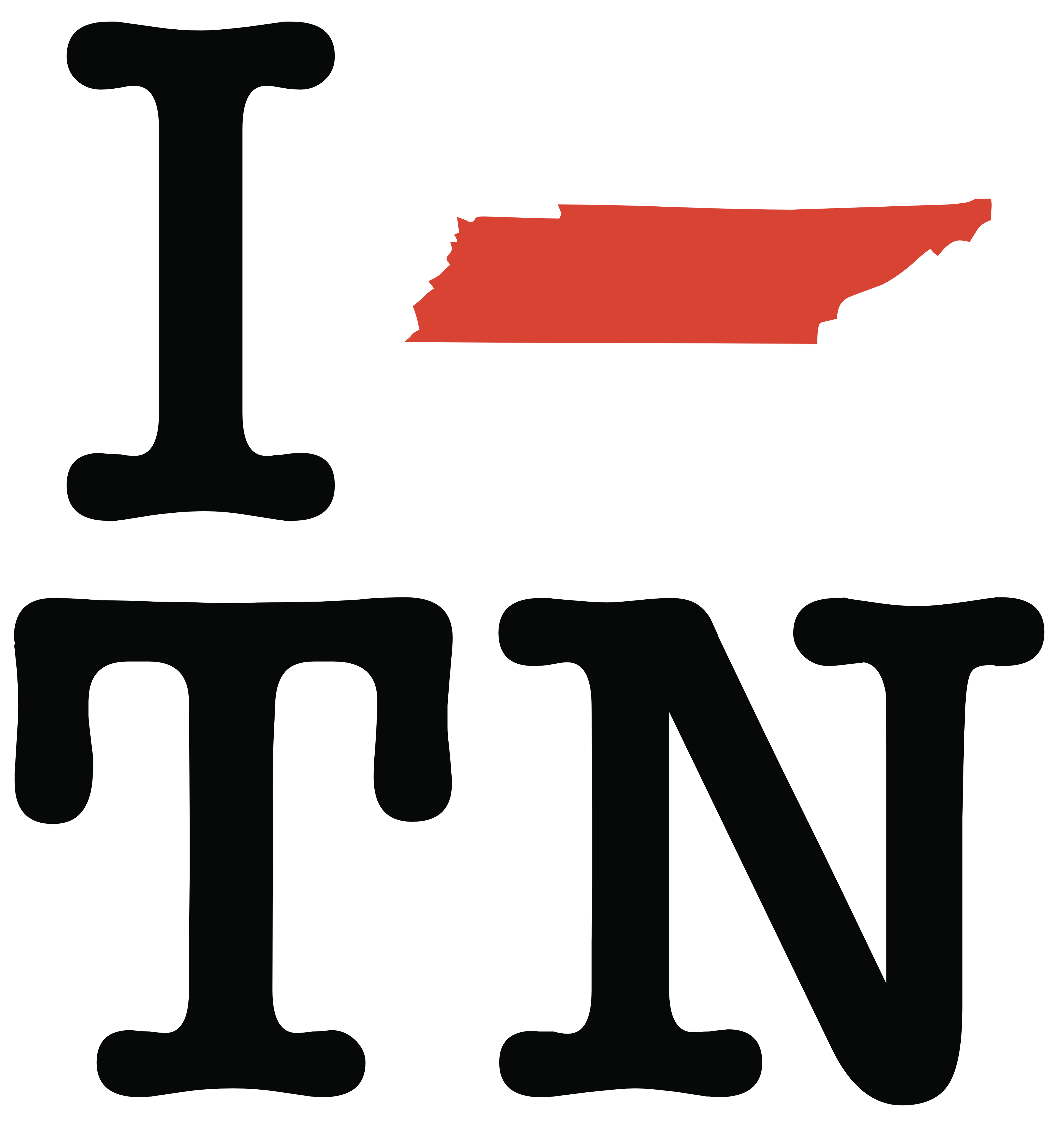 I love Tennessee (pattern)